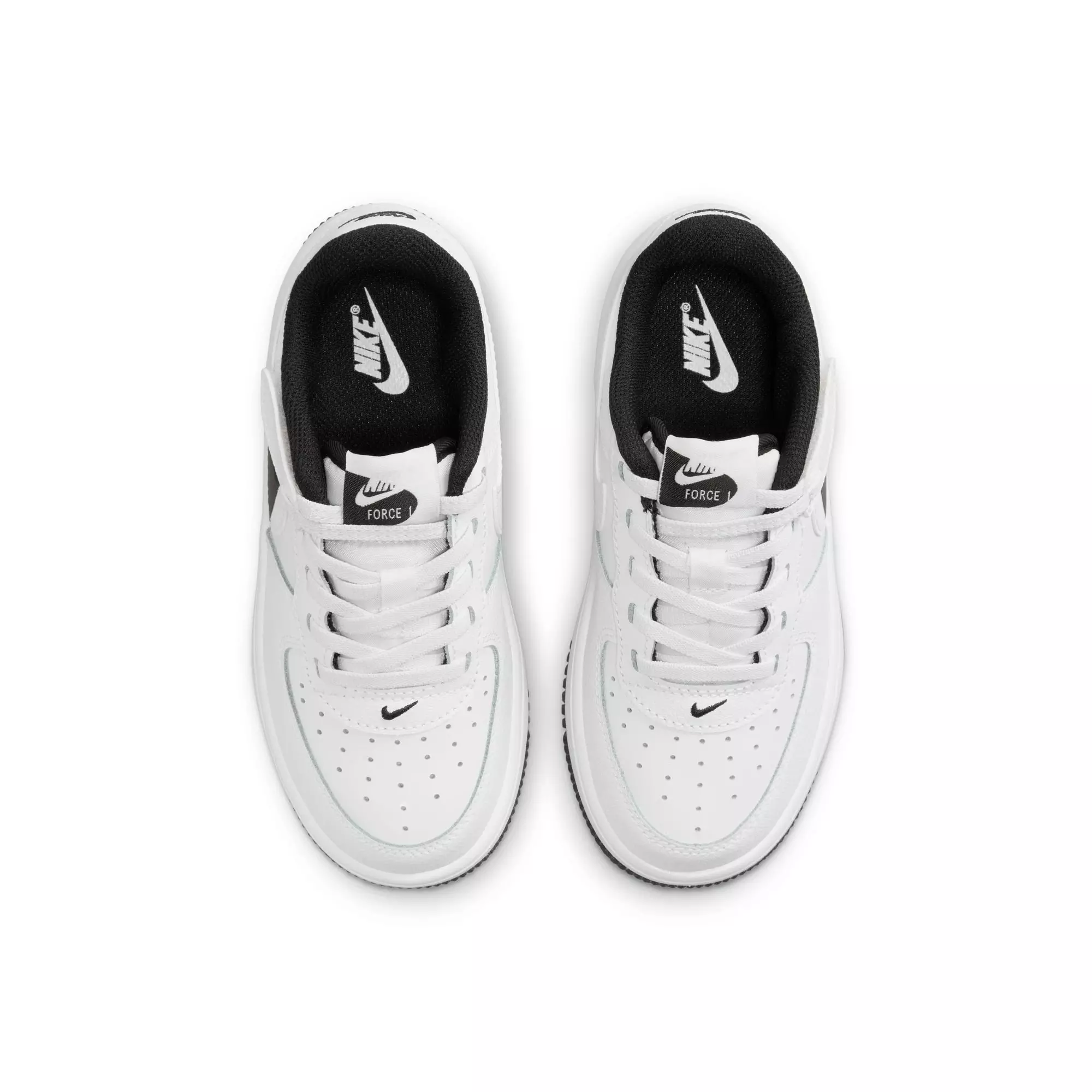 Nike Air Force 1 Low EasyOn "White/Black" Preschool Boys' Shoe - WHITE/BLACK