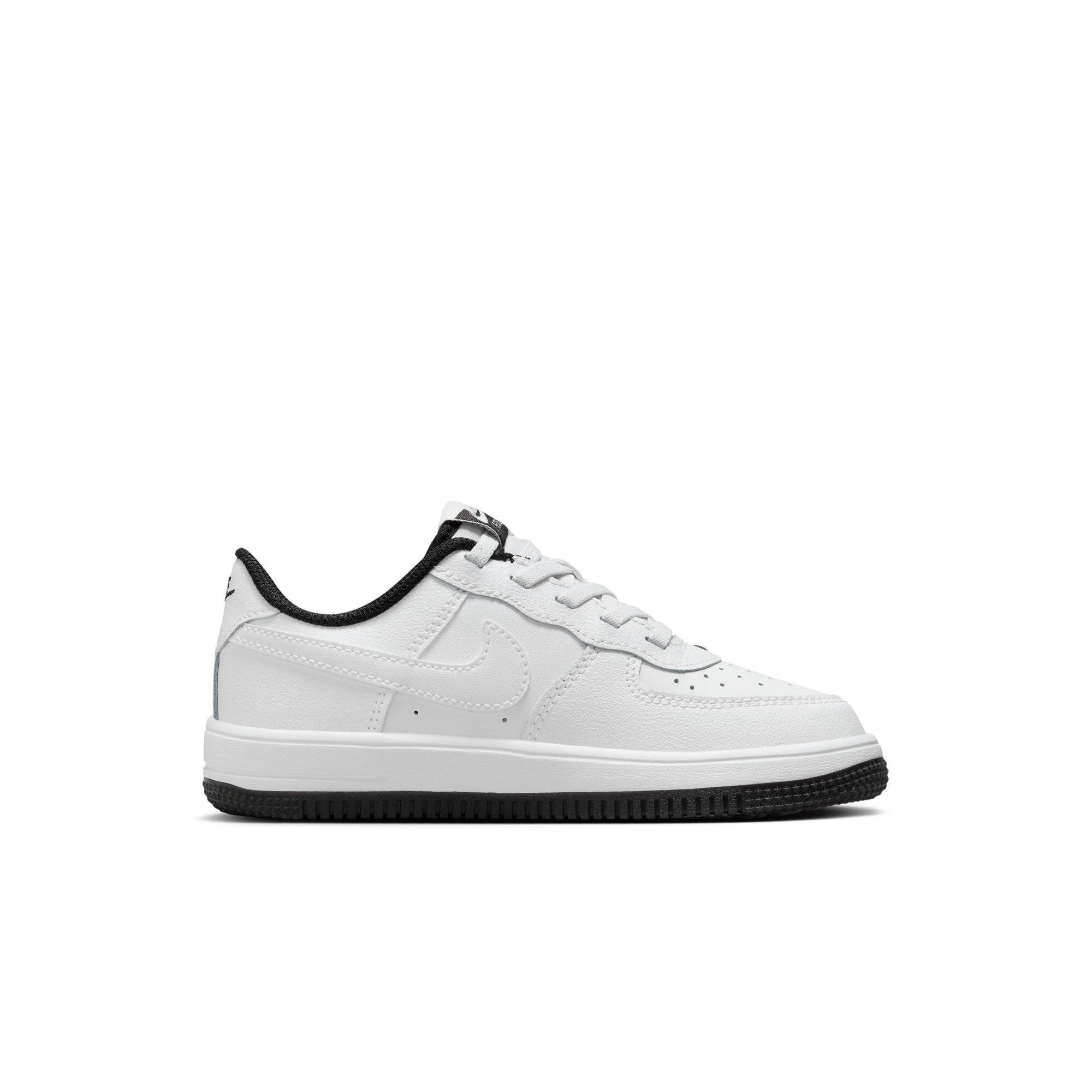 Nike Air Force 1 Low EasyOn "White/Black" Preschool Boys' Shoe - WHITE/BLACK Thumbnail View 2