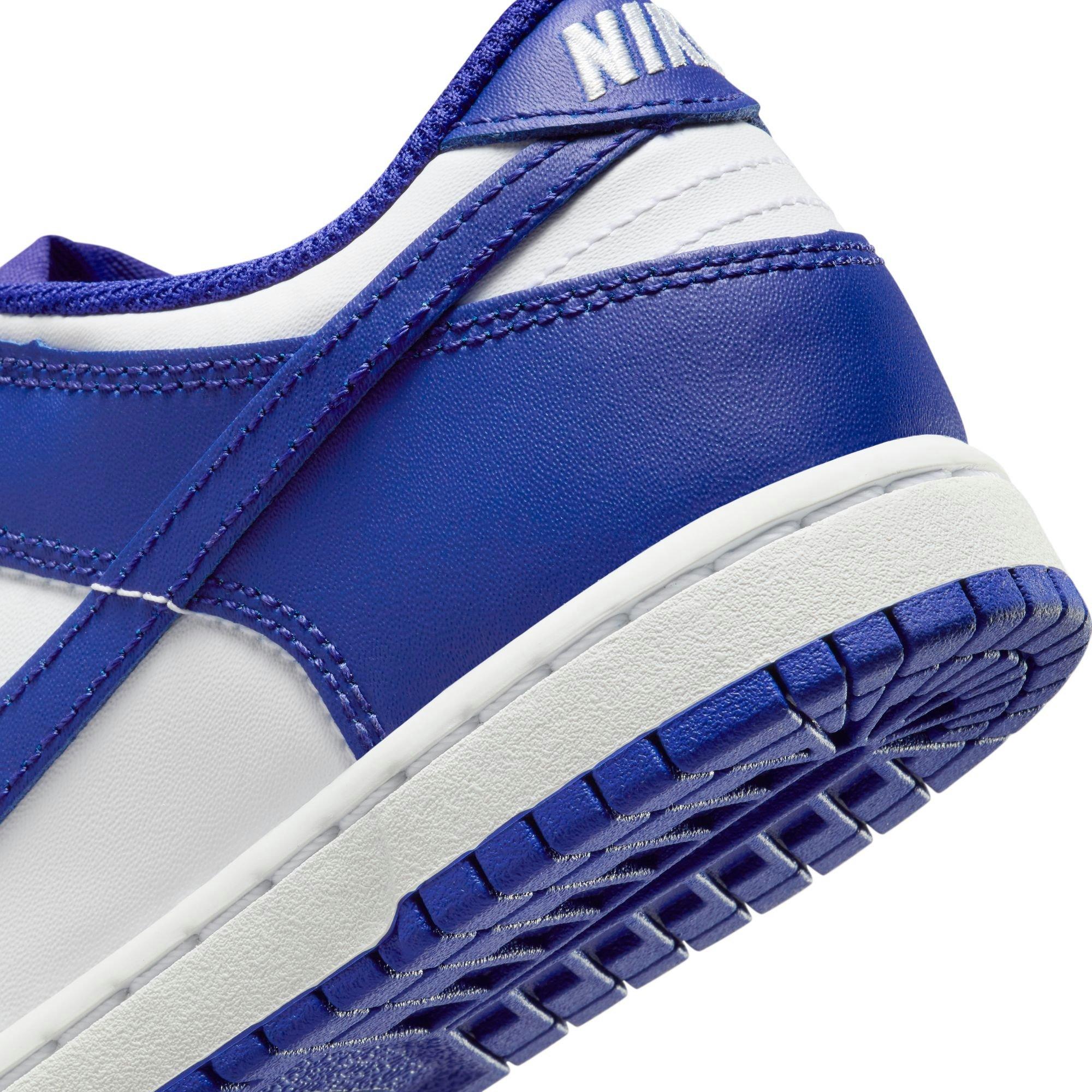 Nike Dunk Low Preschool Boys' "White/Concord/University Red" Shoe​