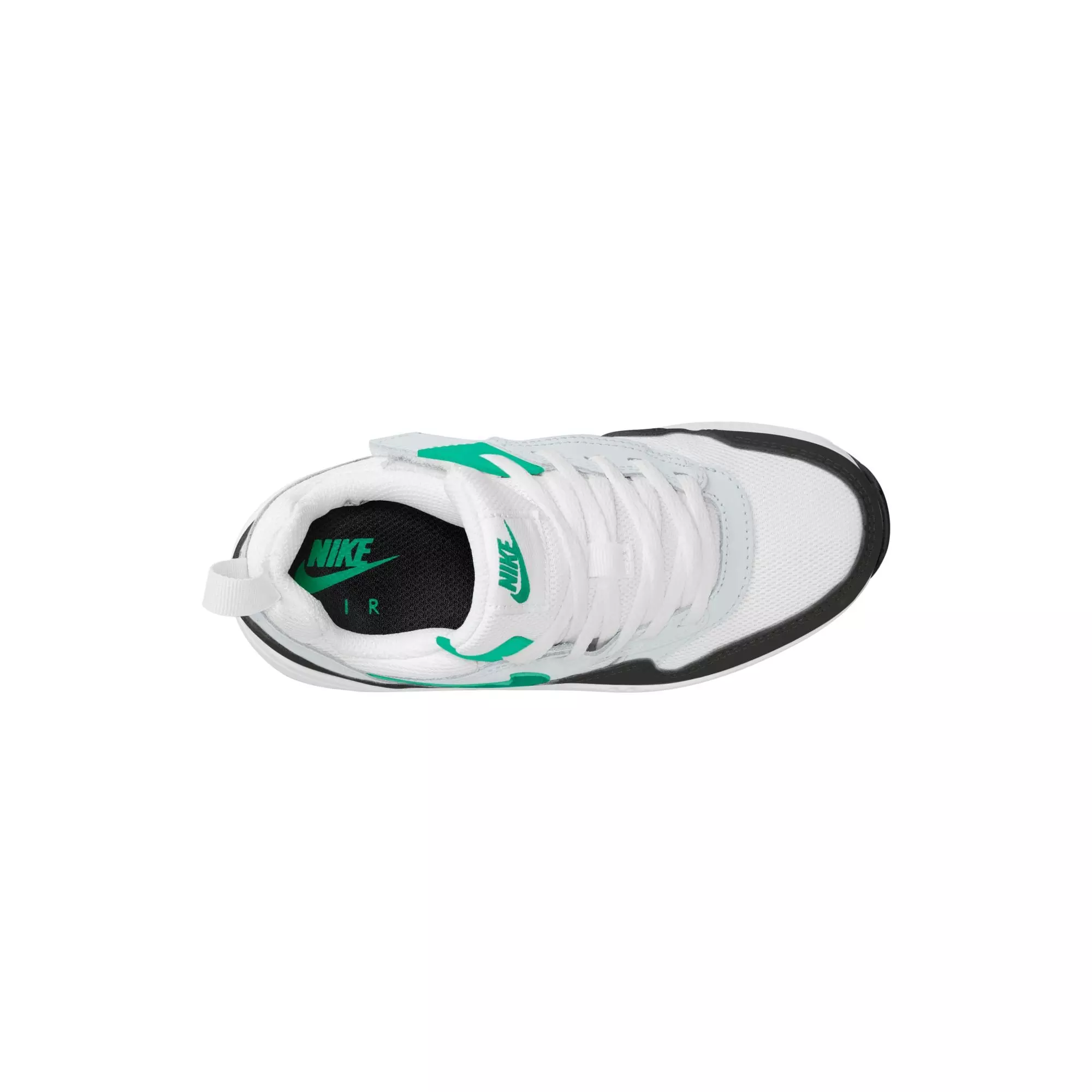 Nike Air Max 1 EasyOn "White/Stadium Green/Pure Platinum/Black" Preschool Boys' Shoe - WHITE/GREEN