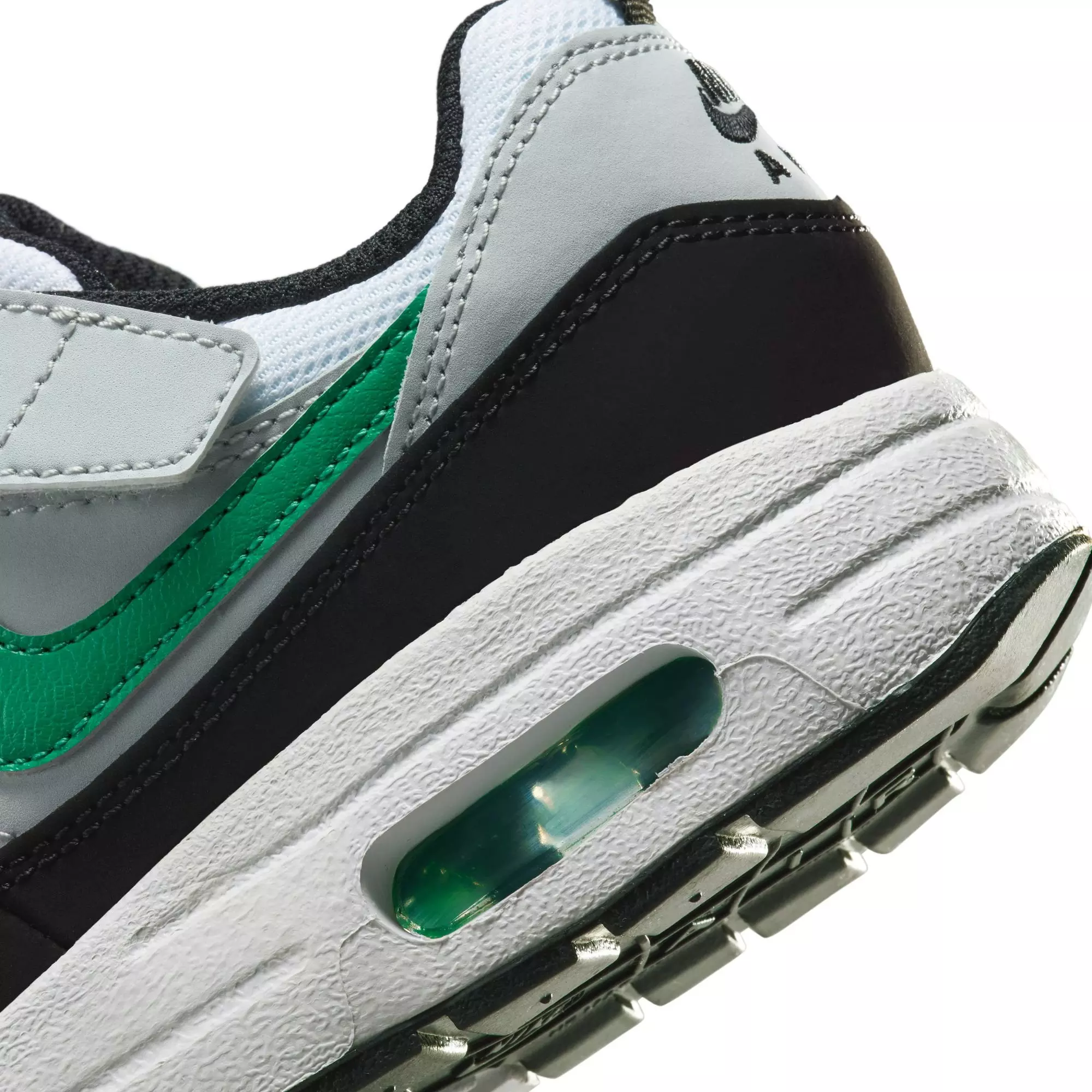 Nike Air Max 1 EasyOn "White/Stadium Green/Pure Platinum/Black" Preschool Boys' Shoe - WHITE/GREEN