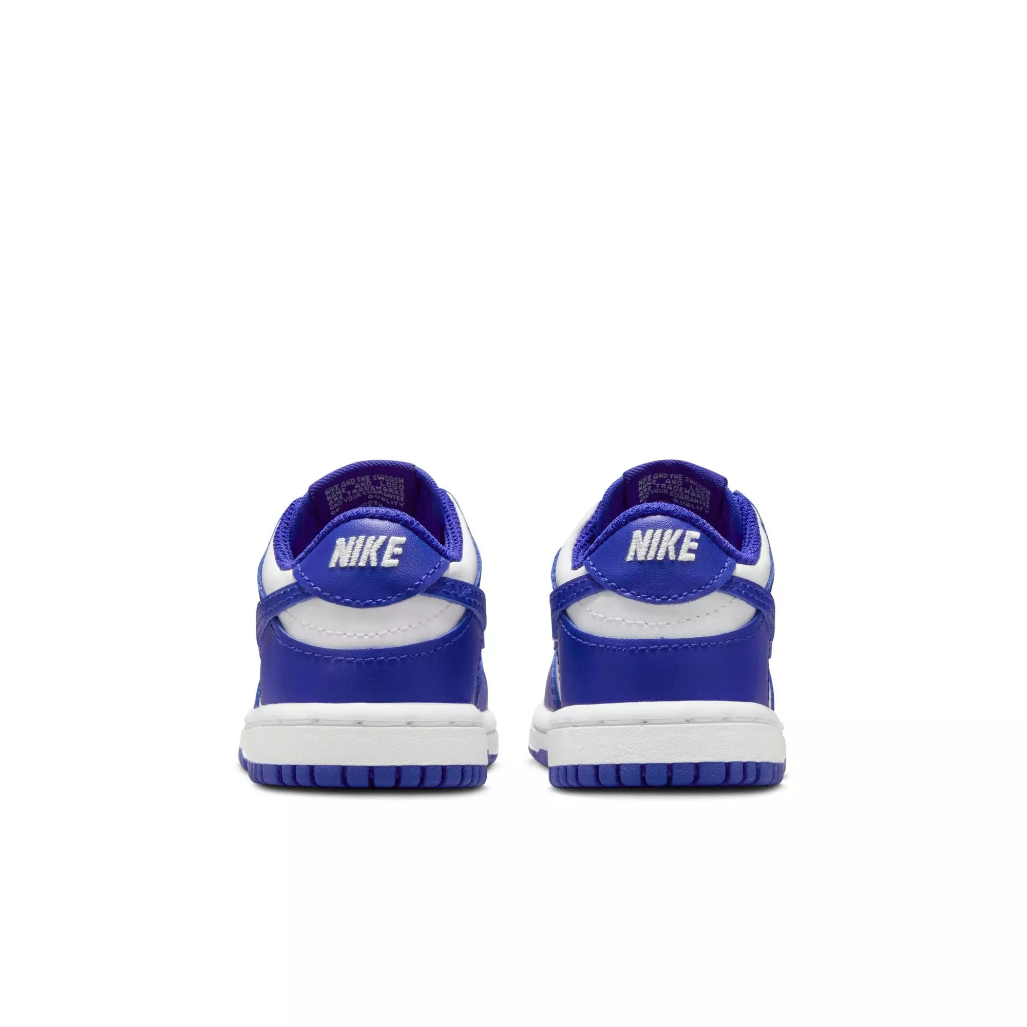 Nike Dunk Low "White/Concord/University Red" Toddler Boys' Shoe - WHITE/PURPLE