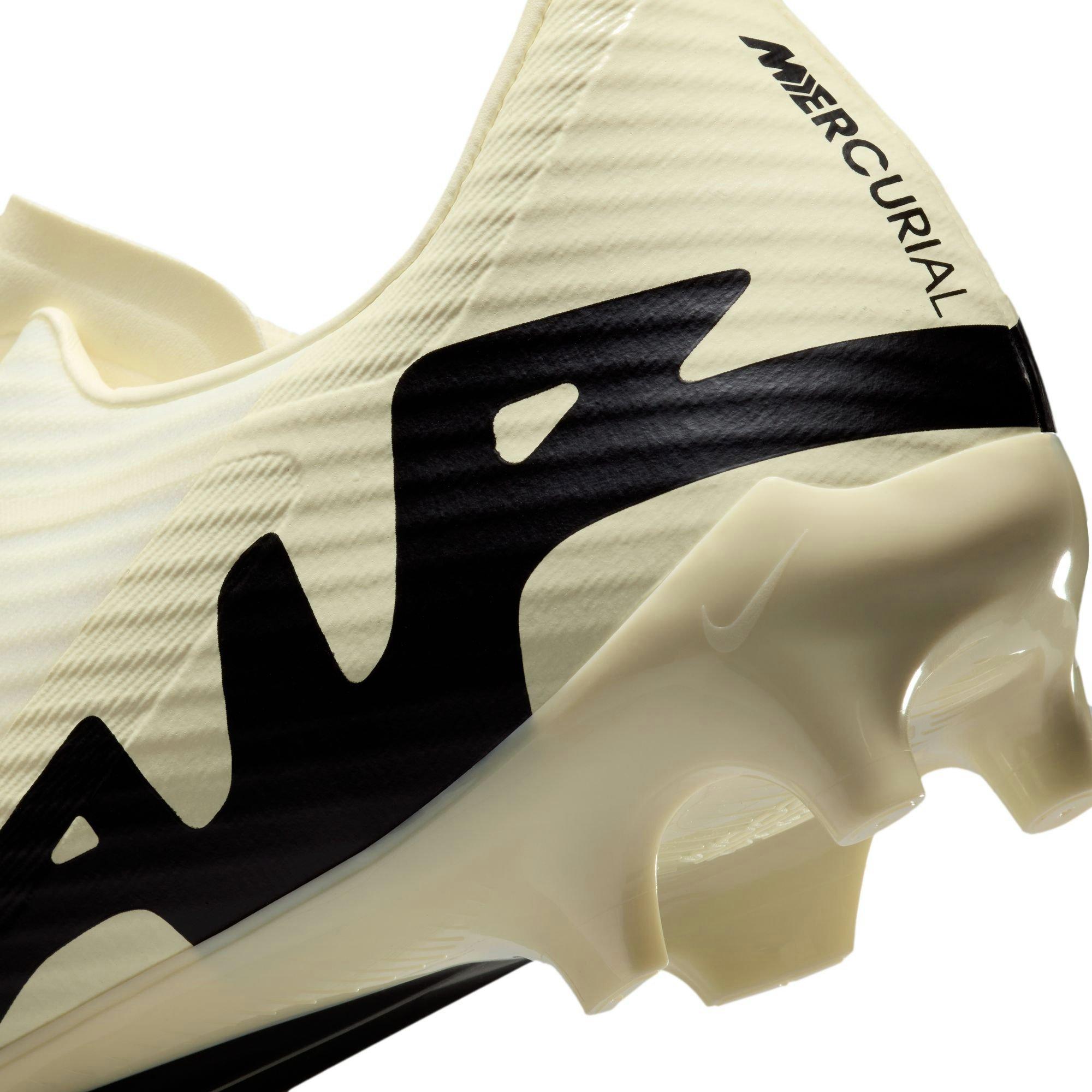 Nike Mercurial Vapor 15 Academy MG "Lemonade/Black" Men's Soccer Cleat - YELLOW/BLACK Thumbnail View 11