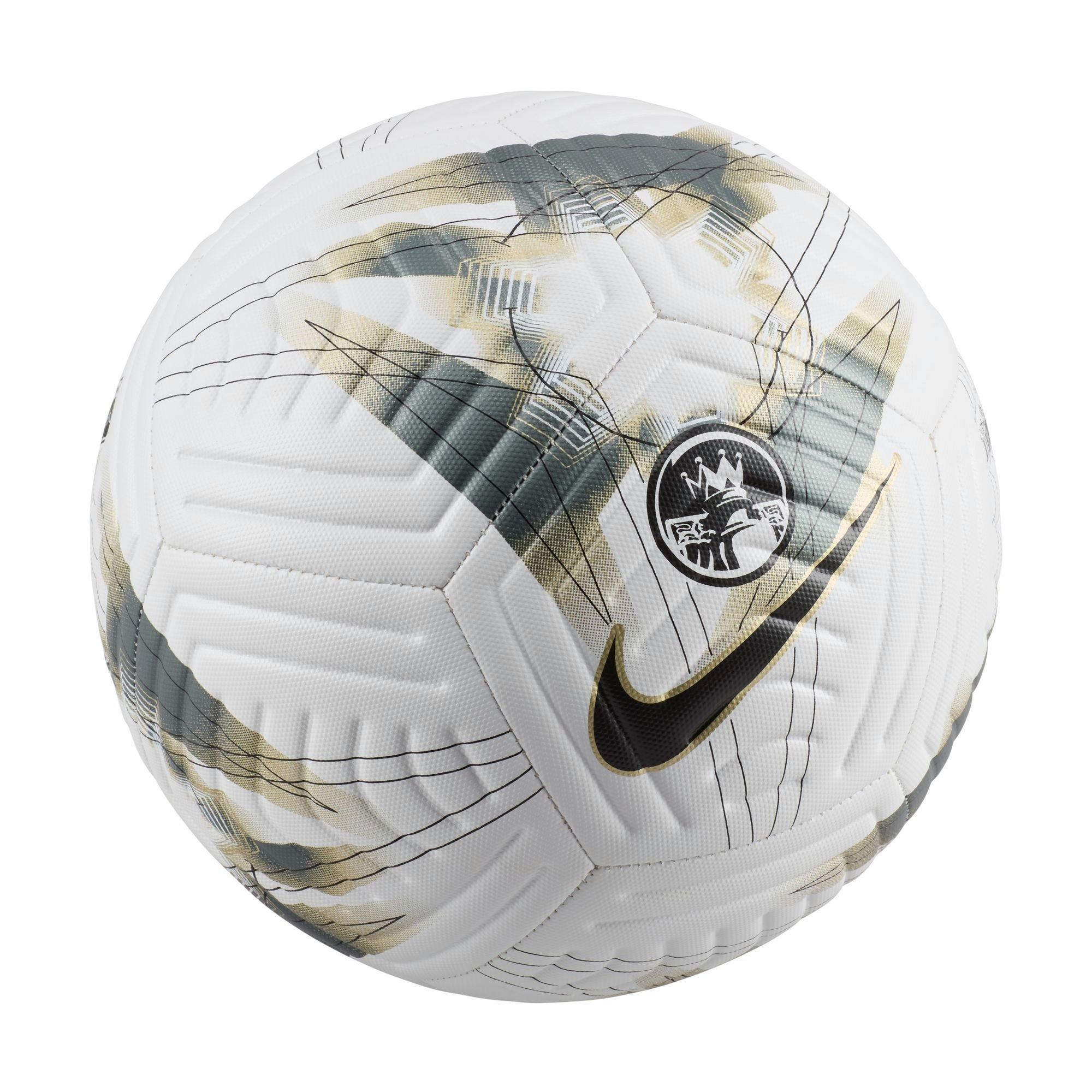 Nike Premier League Academy Size 4 Soccer Ball White Metallic Gold Star Black Hibbett