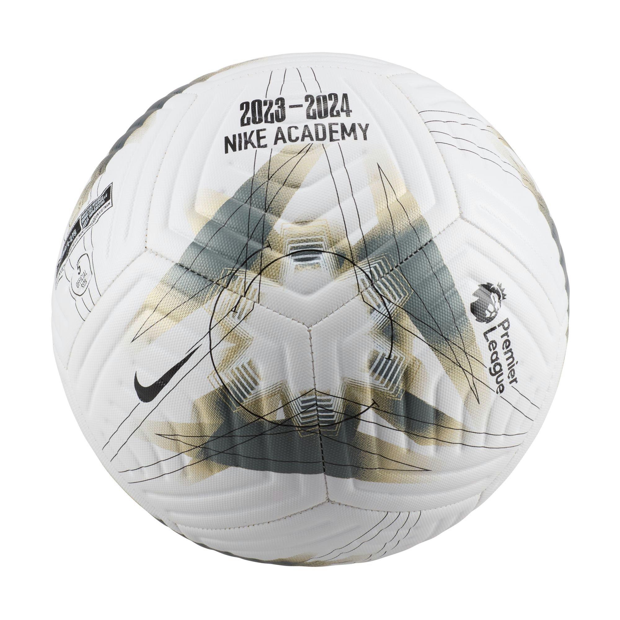 Nike Premier League Academy Size 4 White/Metallic Gold Star/Black Soccer Ball