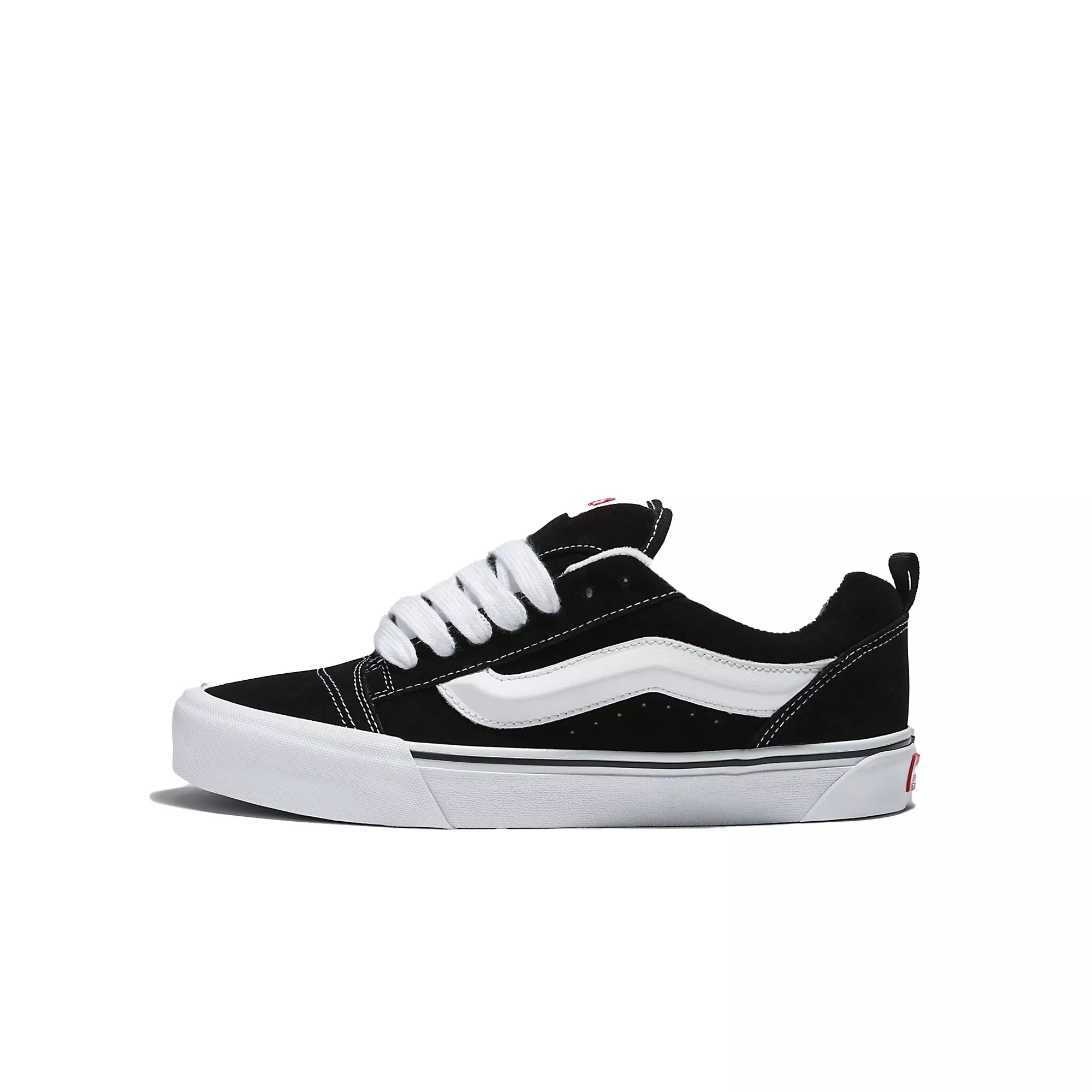 Vans Knu Skool "Black/White" Preschool Kids' Shoe - BLACK/WHITE