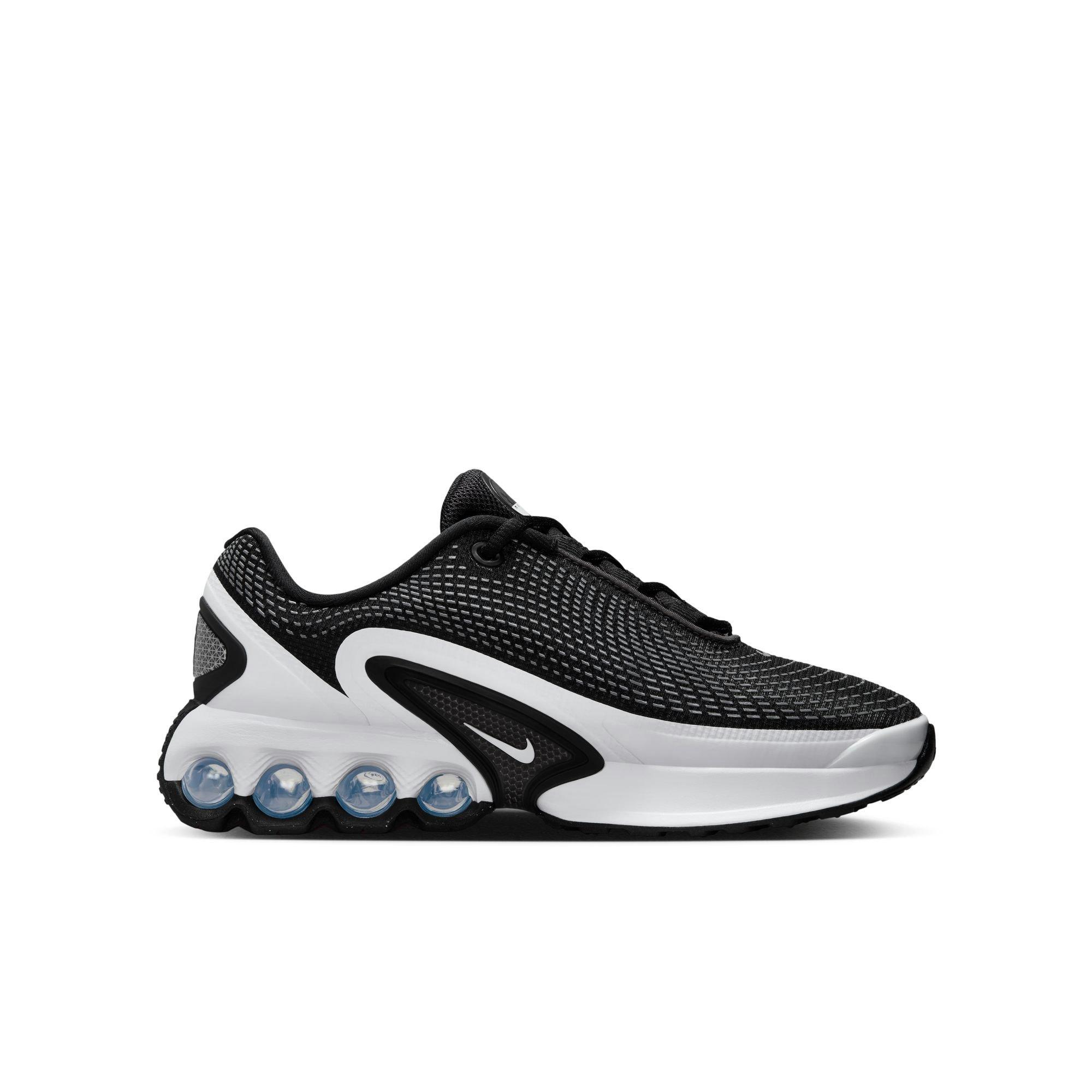 Nike Air Max Dn "Black/White' Grade School Kids' Shoe - BLACK/WHITE/COOL GREY Thumbnail View 2