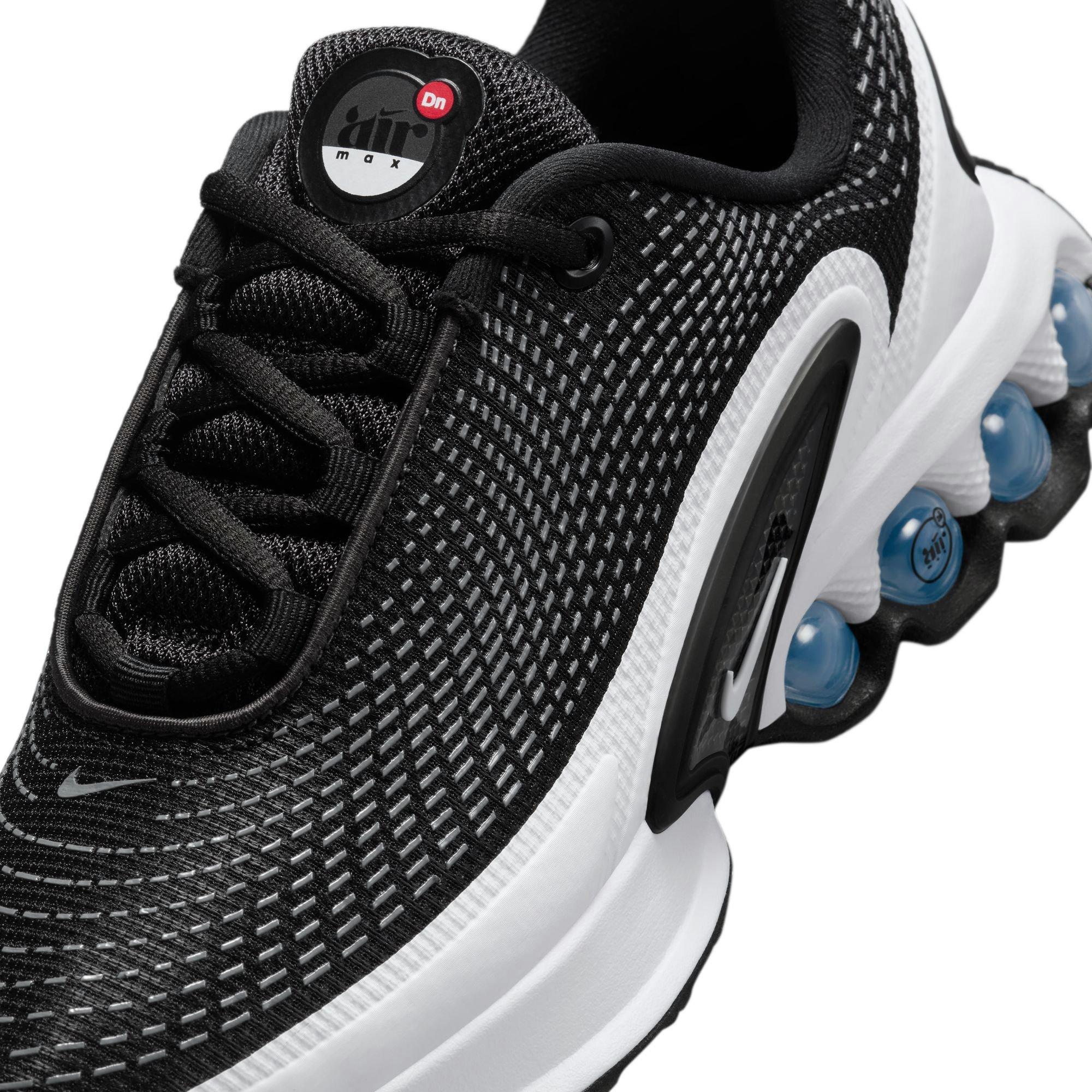 Nike Air Max Dn "Black/White' Grade School Kids' Shoe - BLACK/WHITE/COOL GREY Thumbnail View 4