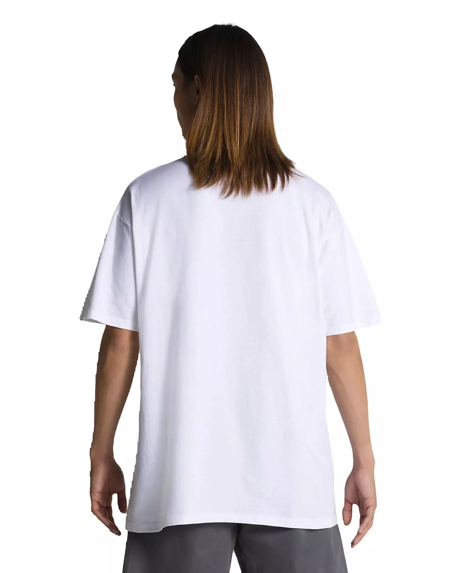 Vans Men's Left Chest Logo Tee - WHITE/BLACK