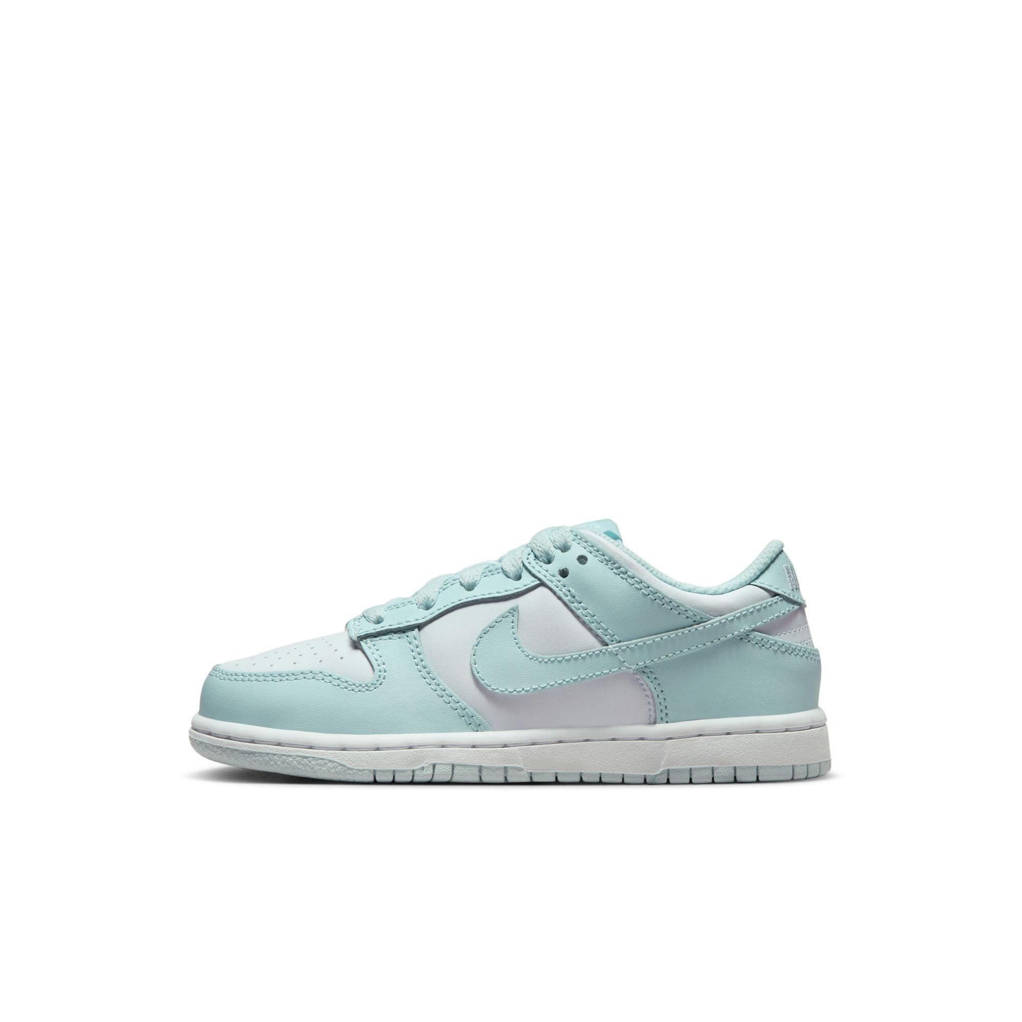 Nike Dunk Low "Glacier Blue" Preschool Kids' Shoe - Glacier Blue Thumbnail View 3