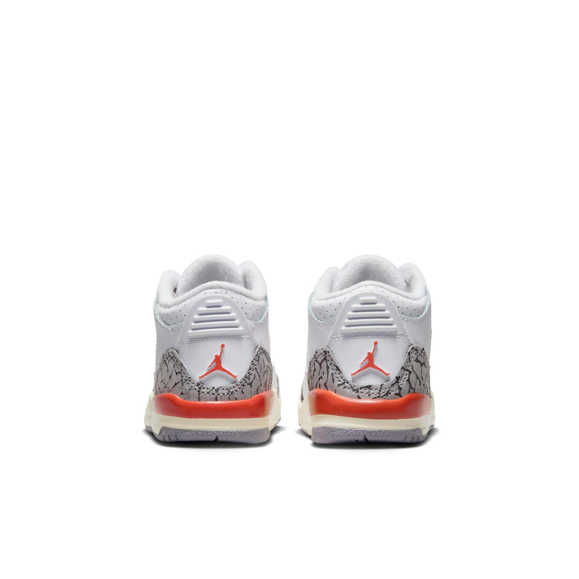 Jordan 3 Retro Toddler Girls' “Georgia Peach” Shoe