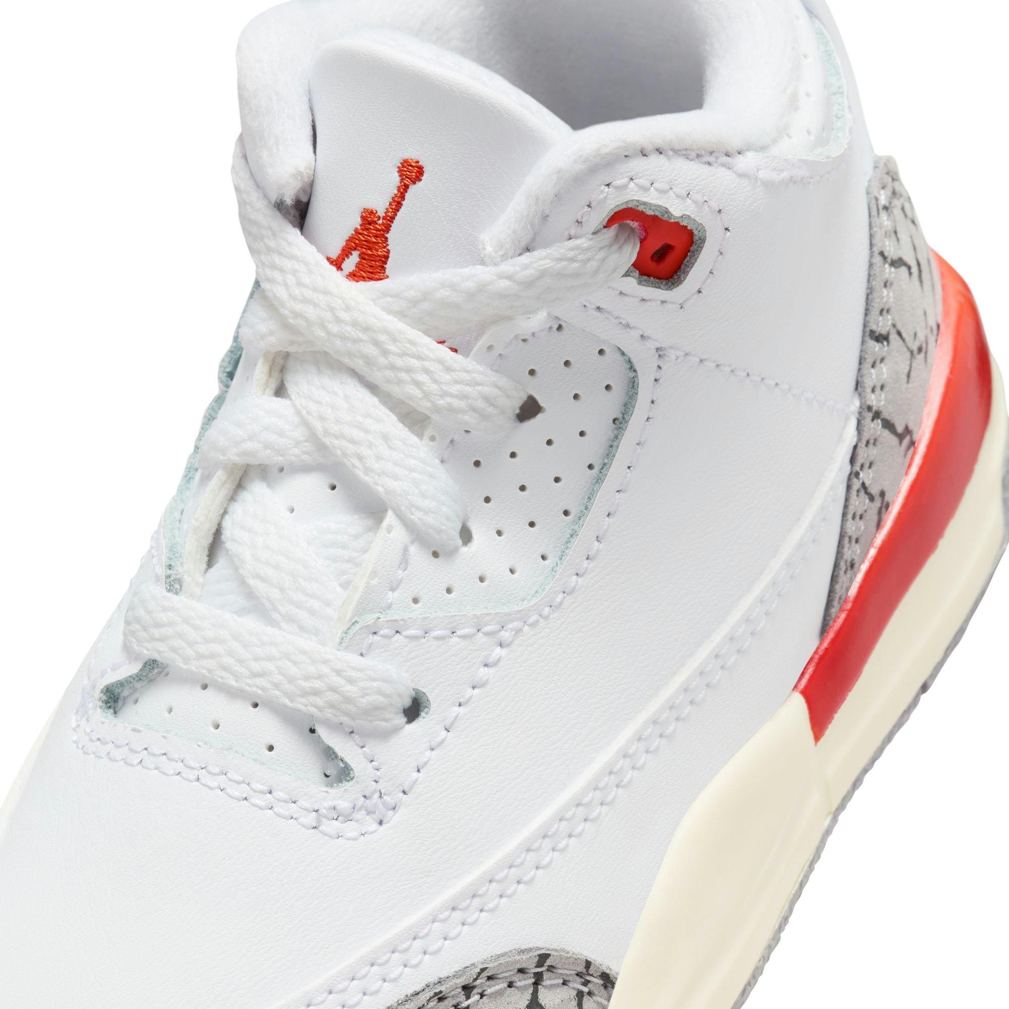 Jordan 3 Retro Toddler Girls' “Georgia Peach” Shoe