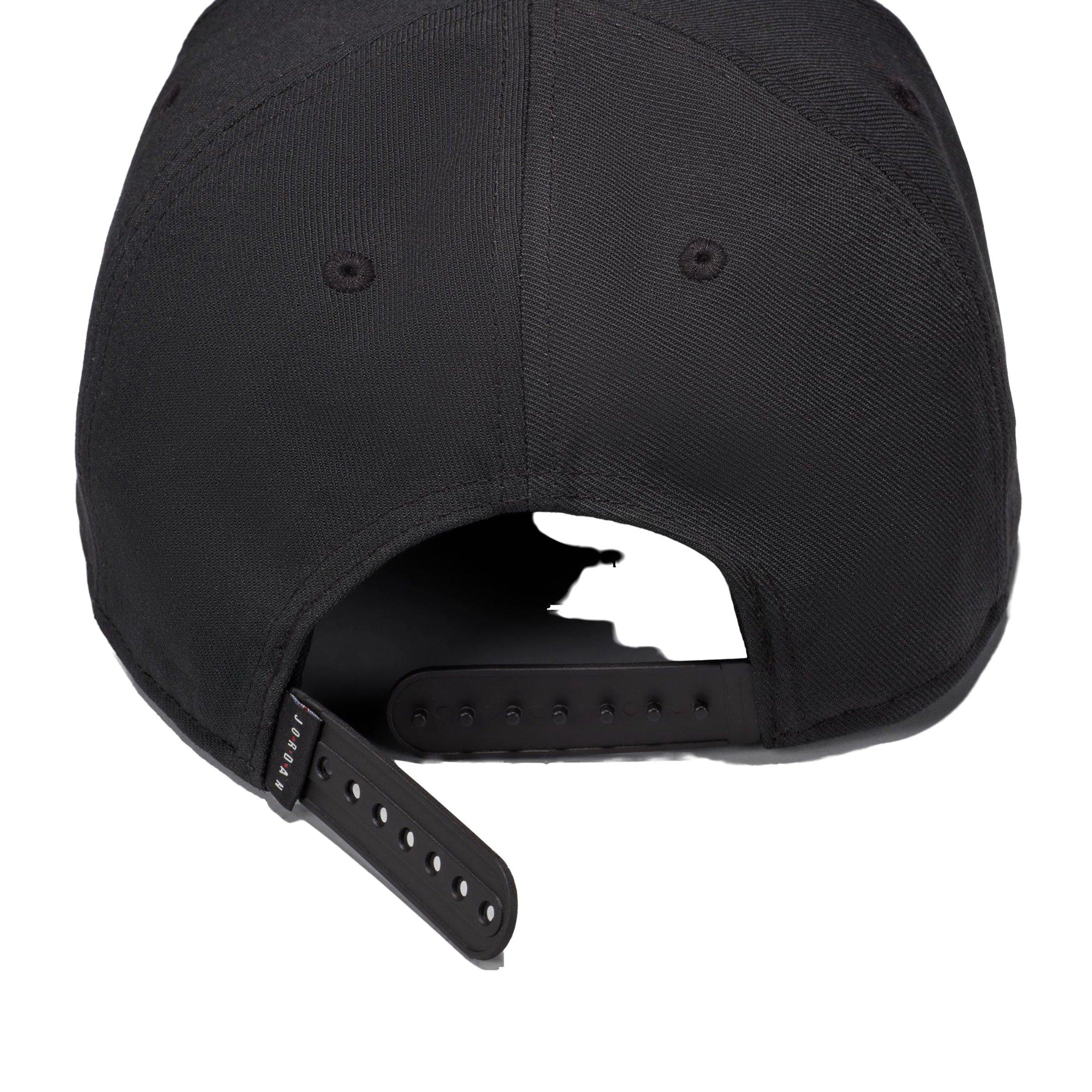 Jordan Jumpman Pro Snapback Cap-Black/White - BLACK Thumbnail View 4