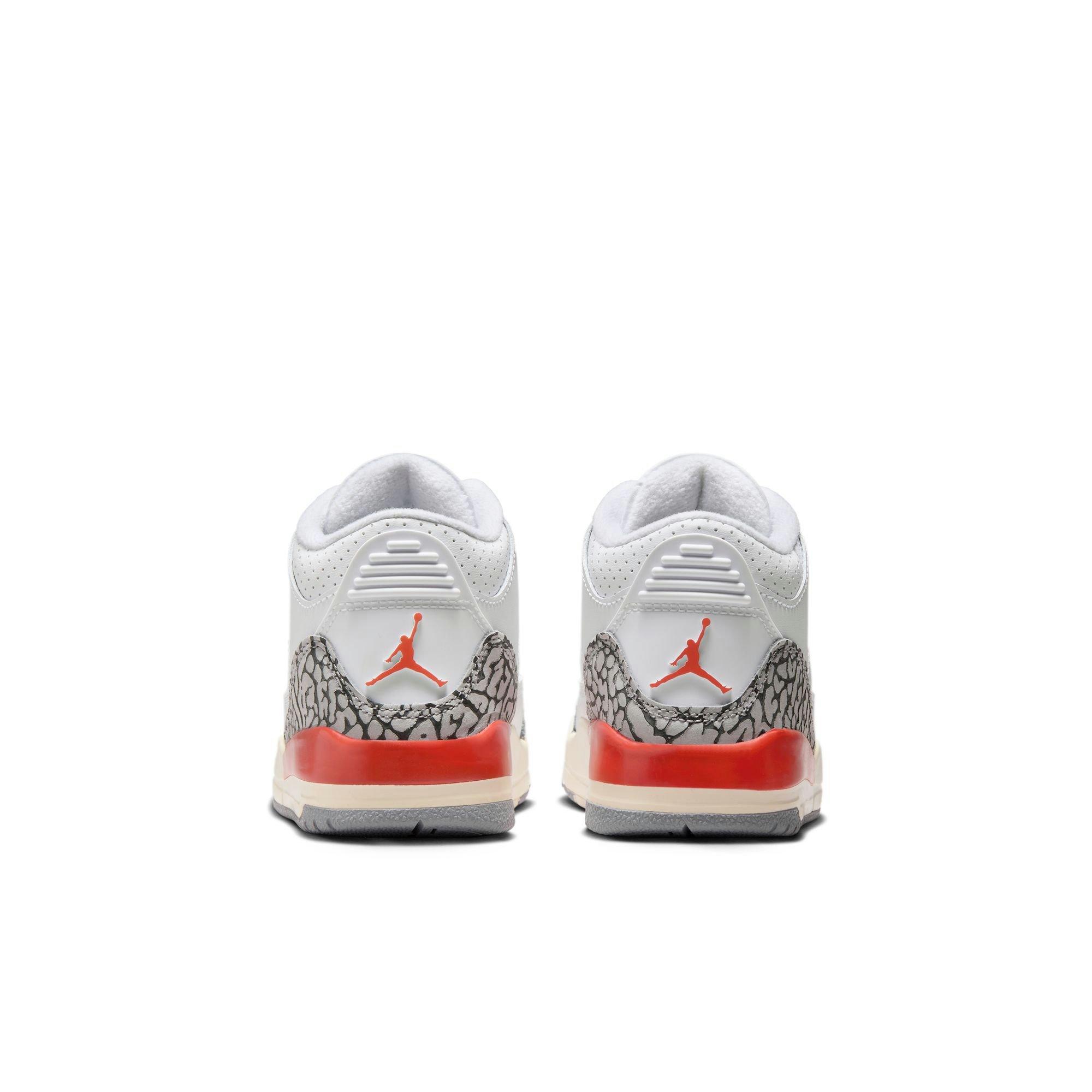 Jordan 3 Retro Preschool Girls' “Georgia Peach” Shoe