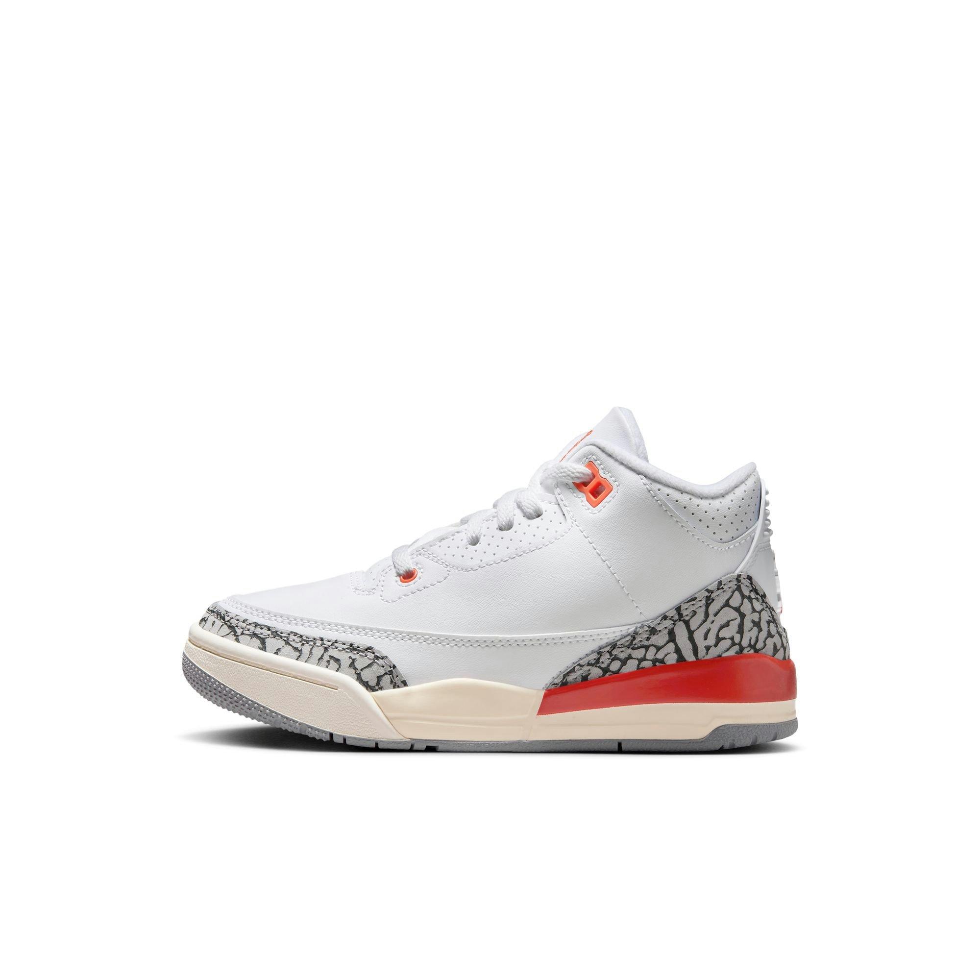 Jordan 3 Retro Preschool Girls' “Georgia Peach” Shoe