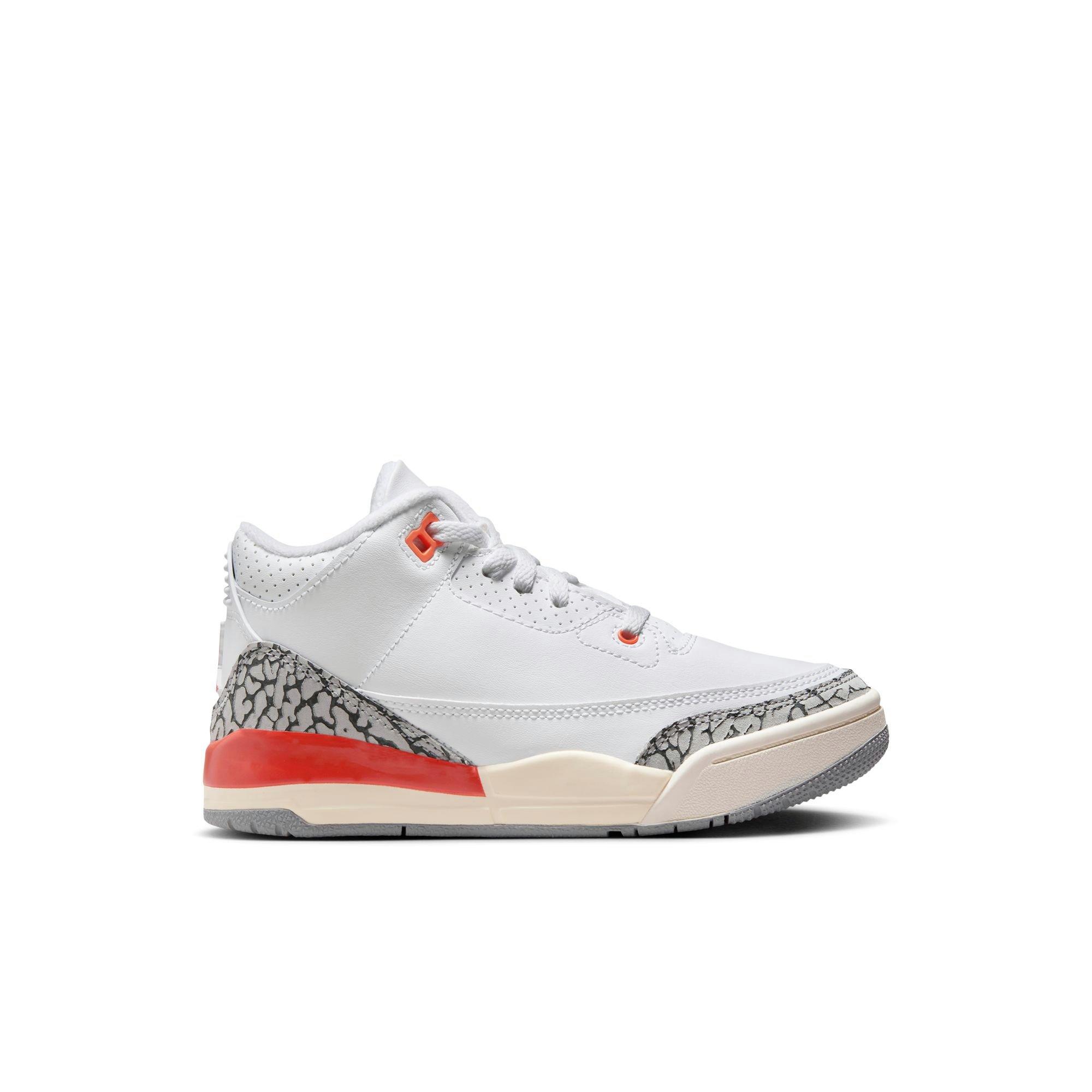 Jordan 3 Retro “Georgia Peach” Preschool Girls' Shoe - COSMIC CLAY/SAIL/CEMENT GREY