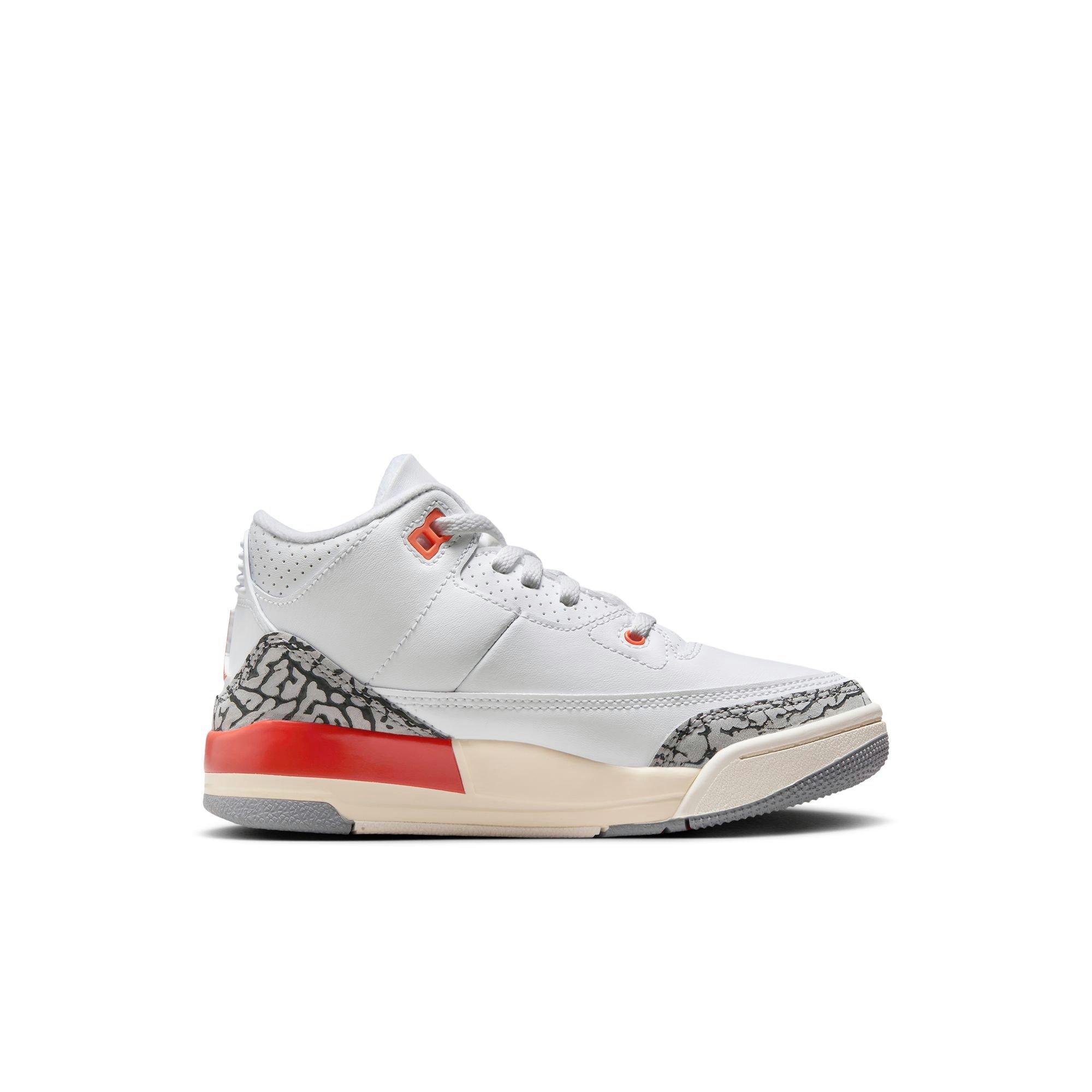 Jordan 3 Retro Preschool Girls' “Georgia Peach” Shoe