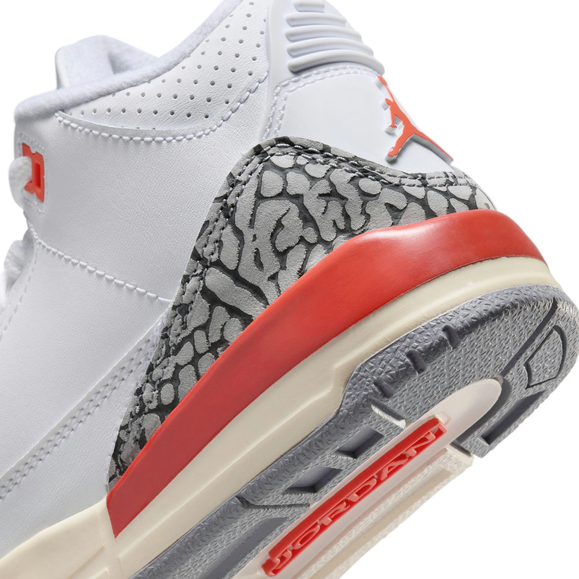 Jordan 3 Retro Preschool Girls' “Georgia Peach” Shoe