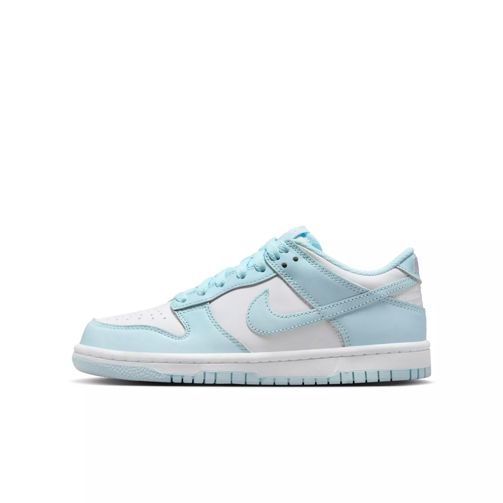 Nike Dunk Low "Glacier Blue" Grade School Kids' Shoe - BLUE/WHITE