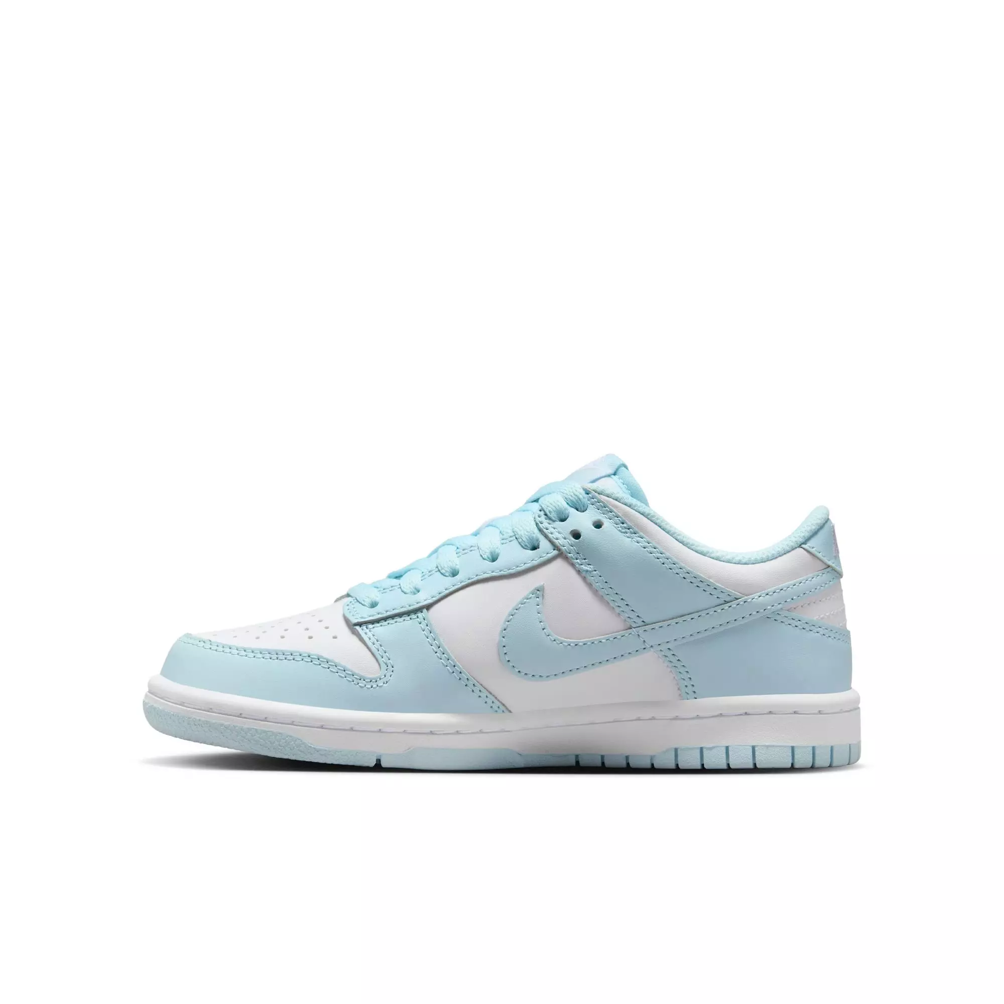 Nike Dunk Low "Glacier Blue" Grade School Kids' Shoe - BLUE/WHITE
