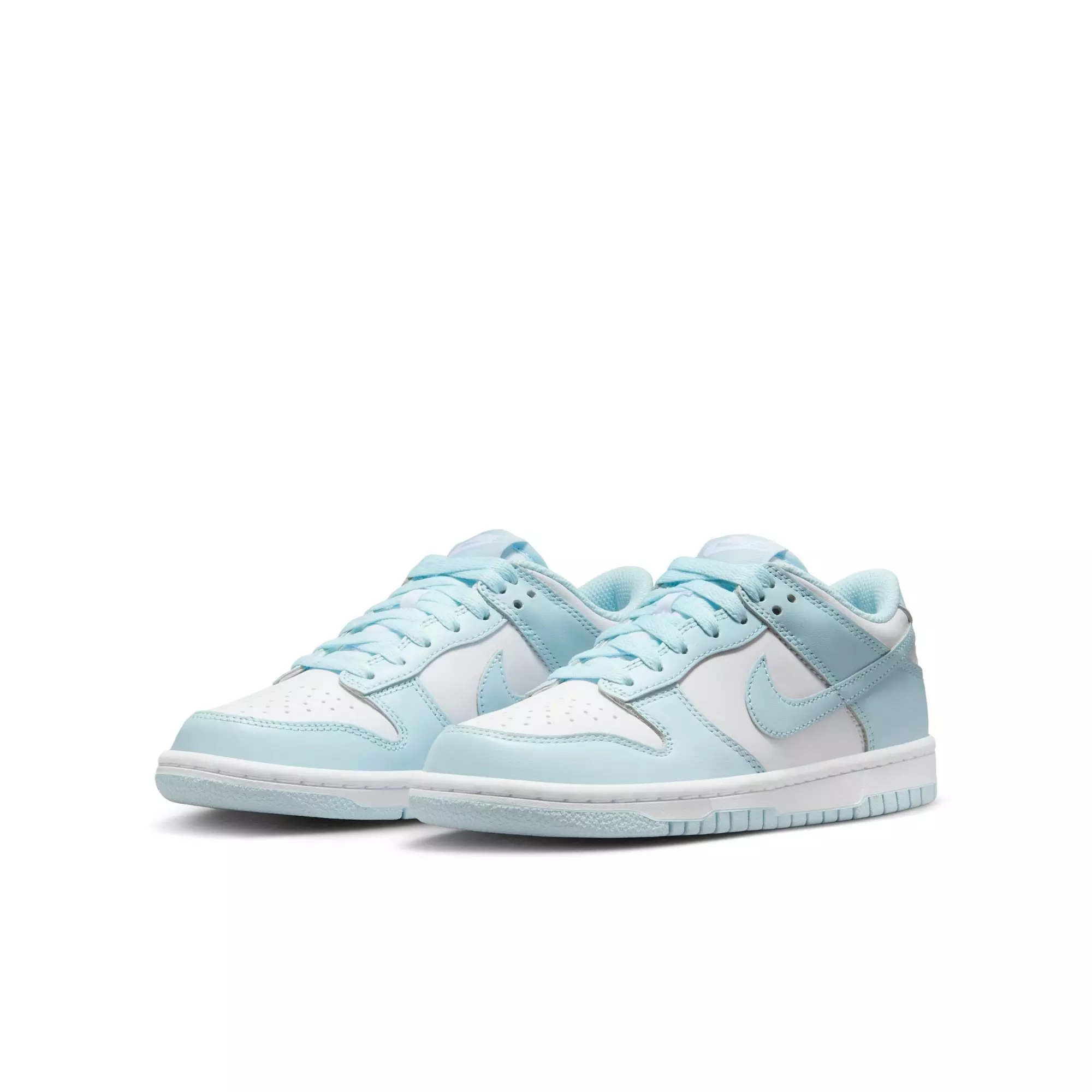 Nike Dunk Low "Glacier Blue" Grade School Kids' Shoe - BLUE/WHITE