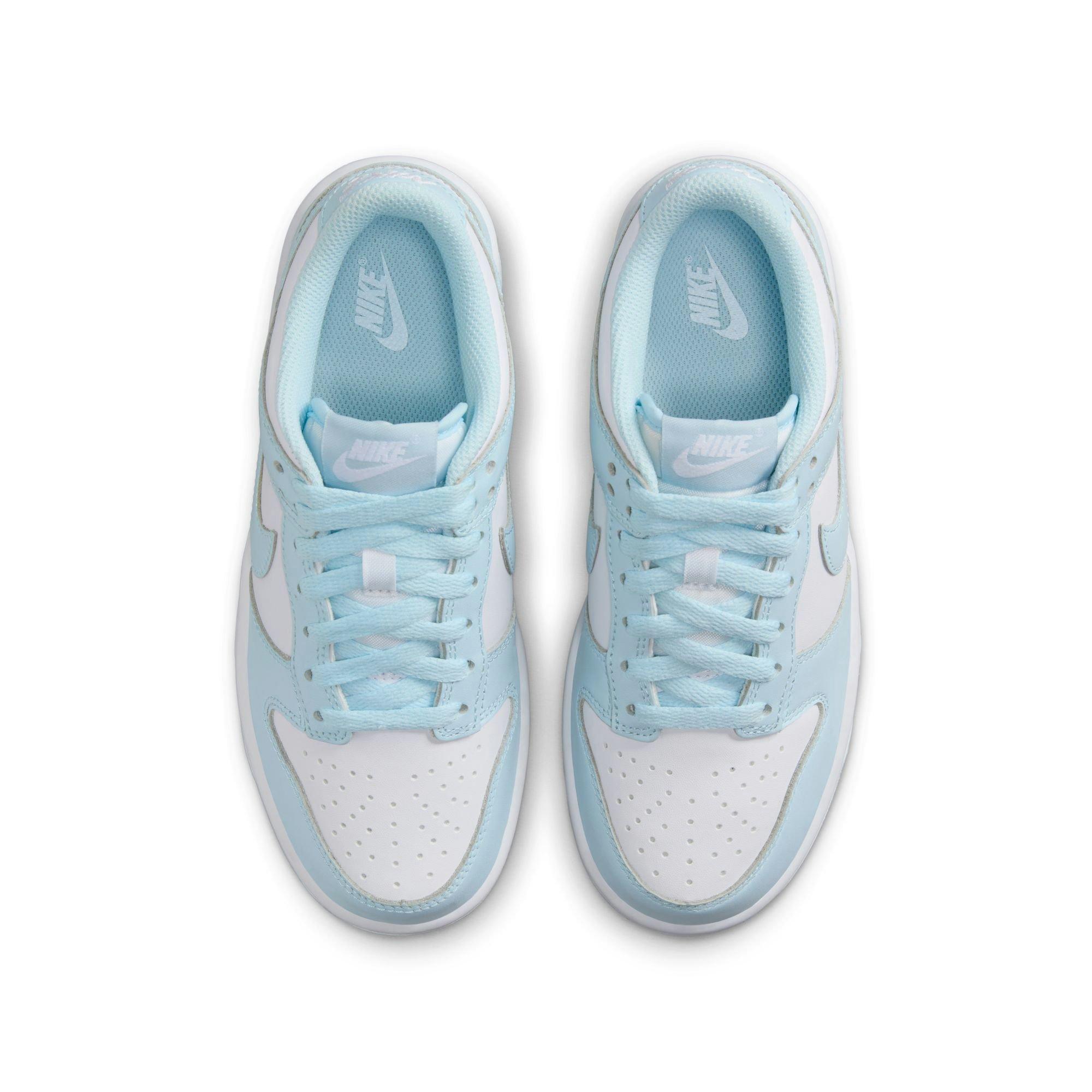 Nike Dunk Low "Glacier Blue" Grade School Kids' Shoe - BLUE/WHITE Thumbnail View 8
