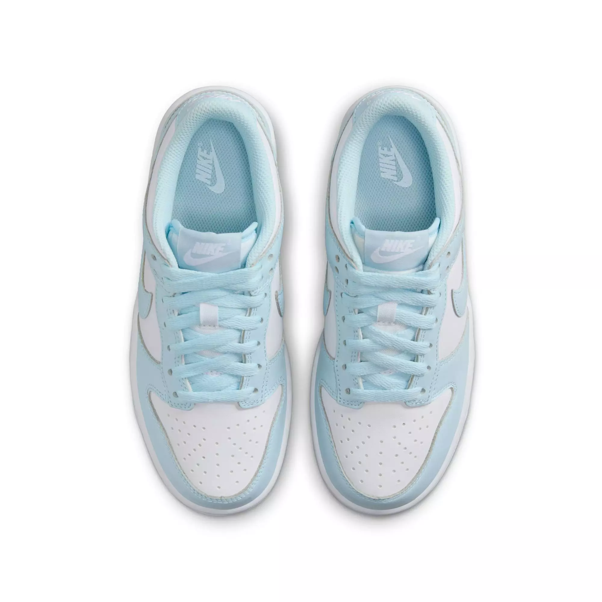Nike Dunk Low "Glacier Blue" Grade School Kids' Shoe - BLUE/WHITE