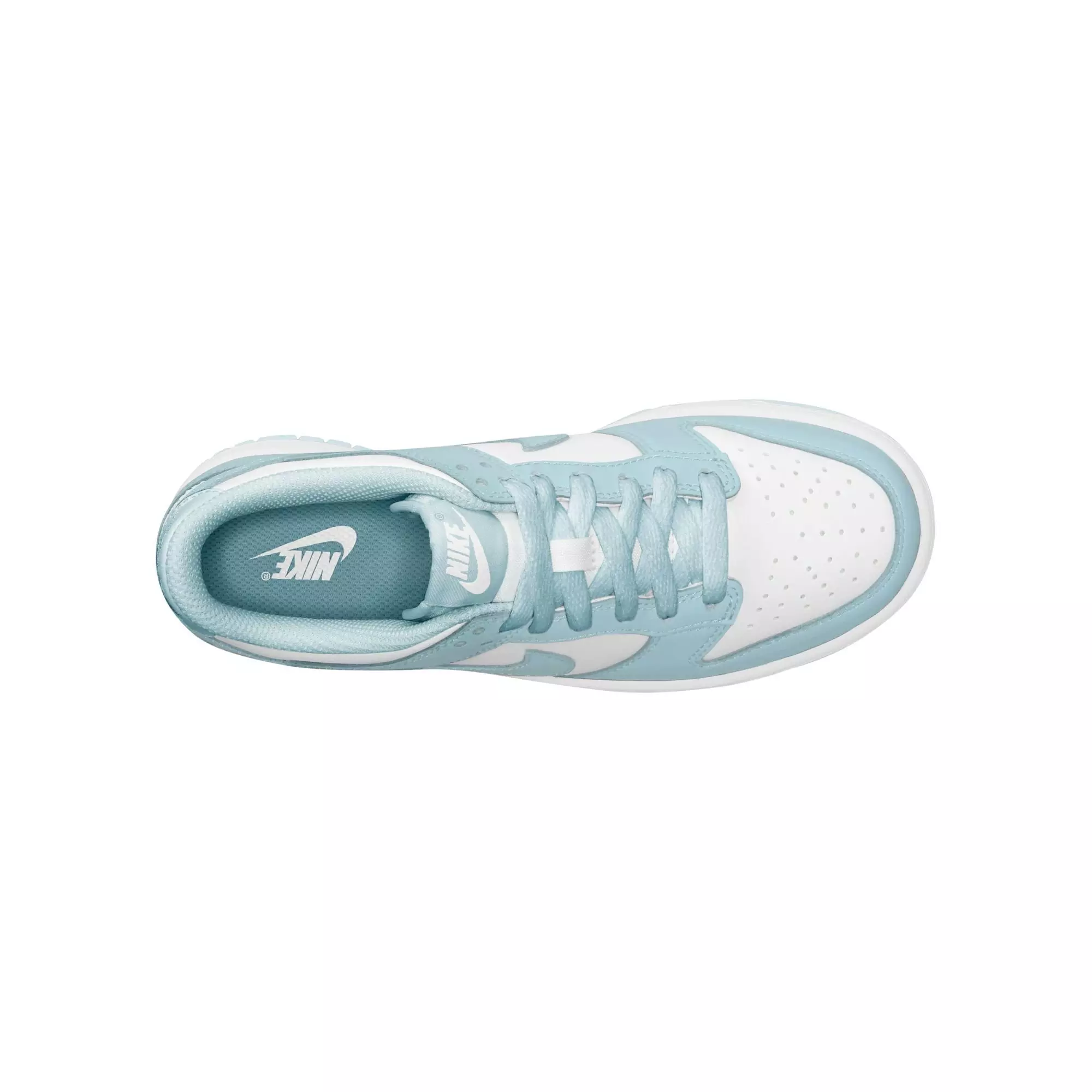 Nike Dunk Low "Glacier Blue" Grade School Kids' Shoe - BLUE/WHITE