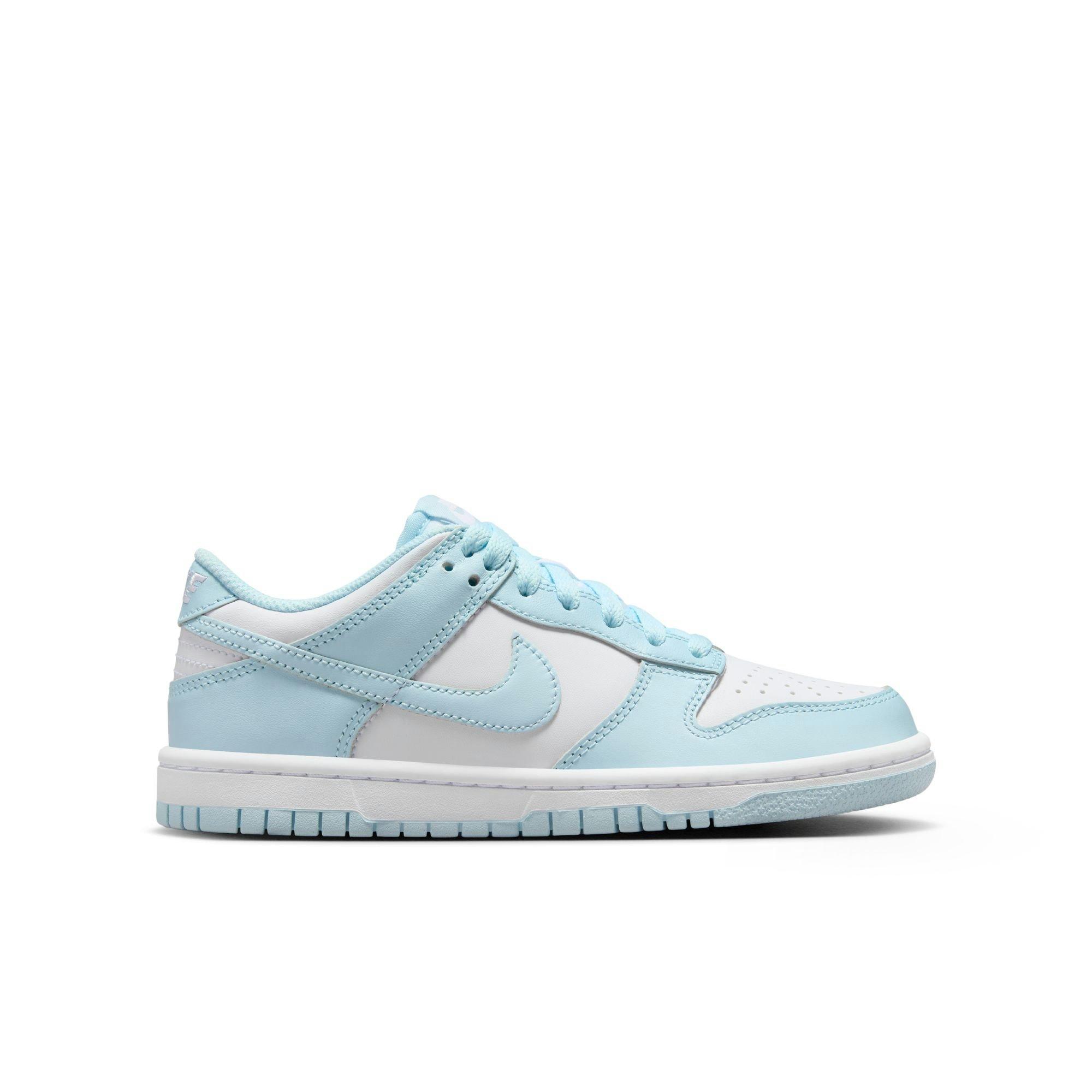 Nike Dunk Low "Glacier Blue" Grade School Kids' Shoe - BLUE/WHITE Thumbnail View 1