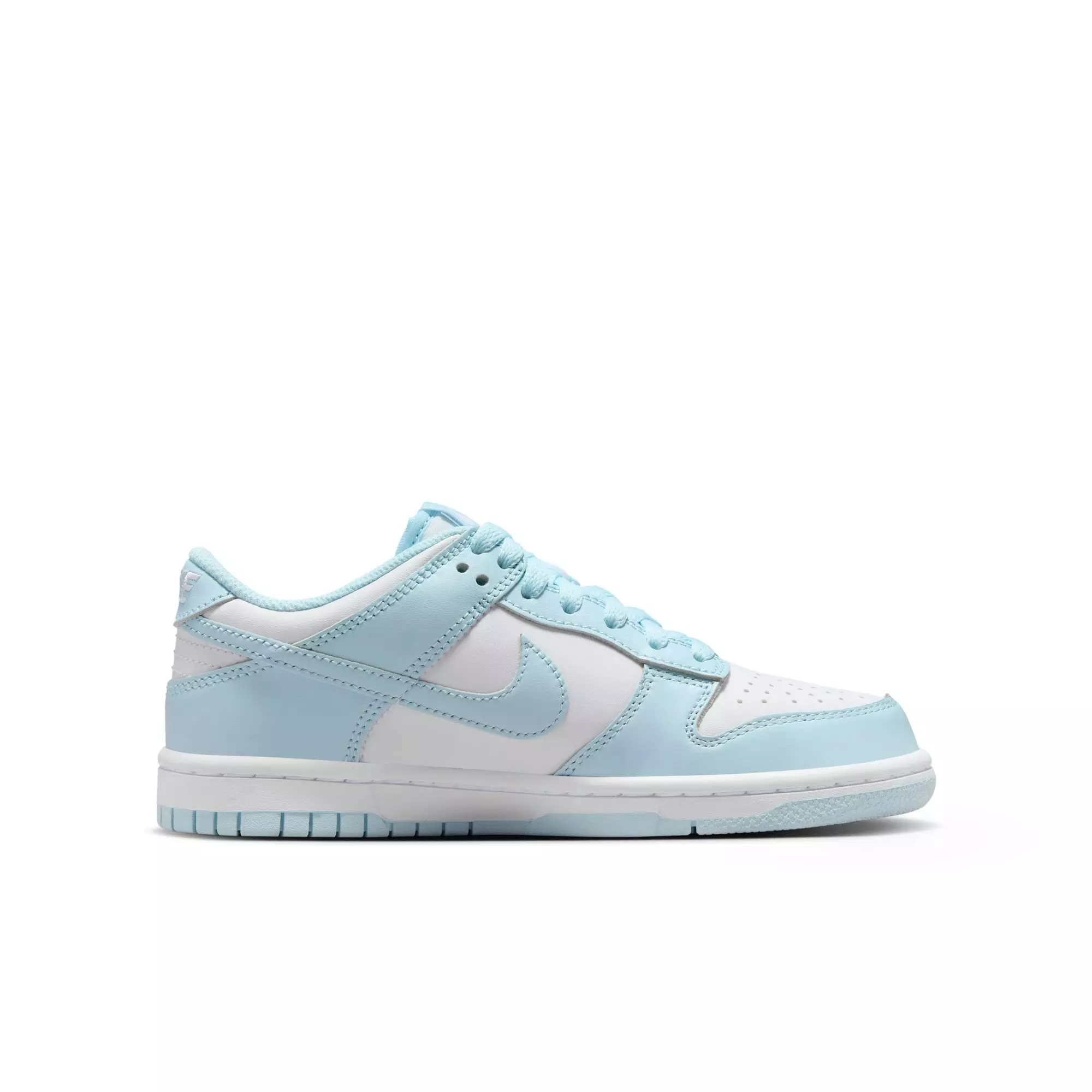 Nike Dunk Low "Glacier Blue" Grade School Kids' Shoe - BLUE/WHITE