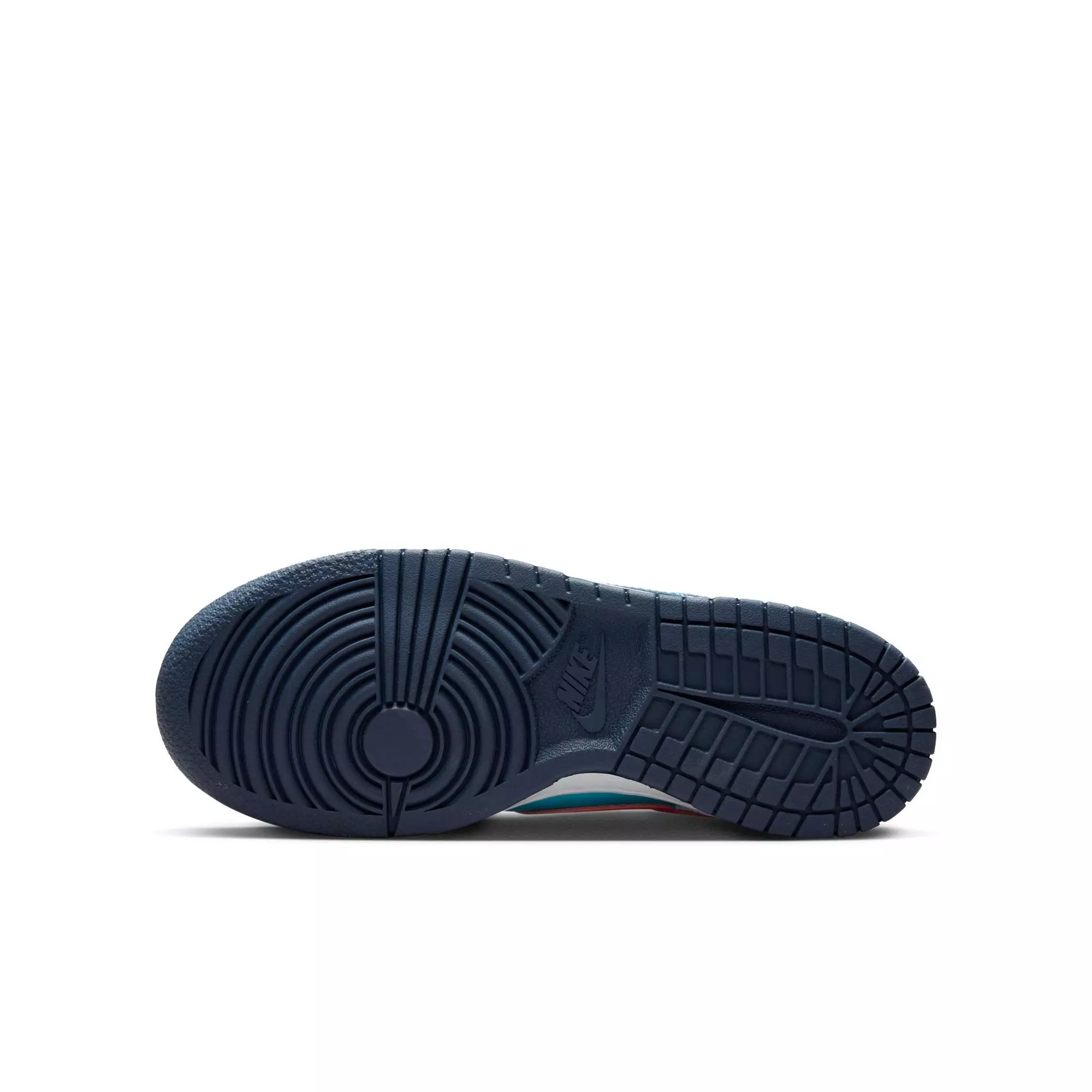 Nike Dunk Low "Dusty Cactus/Thunder Blue/White" Grade School Girls' Shoe - BLUE/WHITE