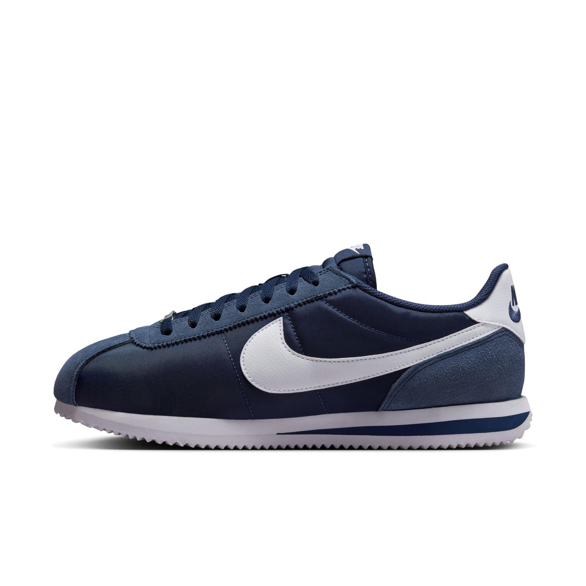 Nike Cortez TXT "Midnight Navy/White" Men's Shoe - NAVY/WHITE Thumbnail View 3