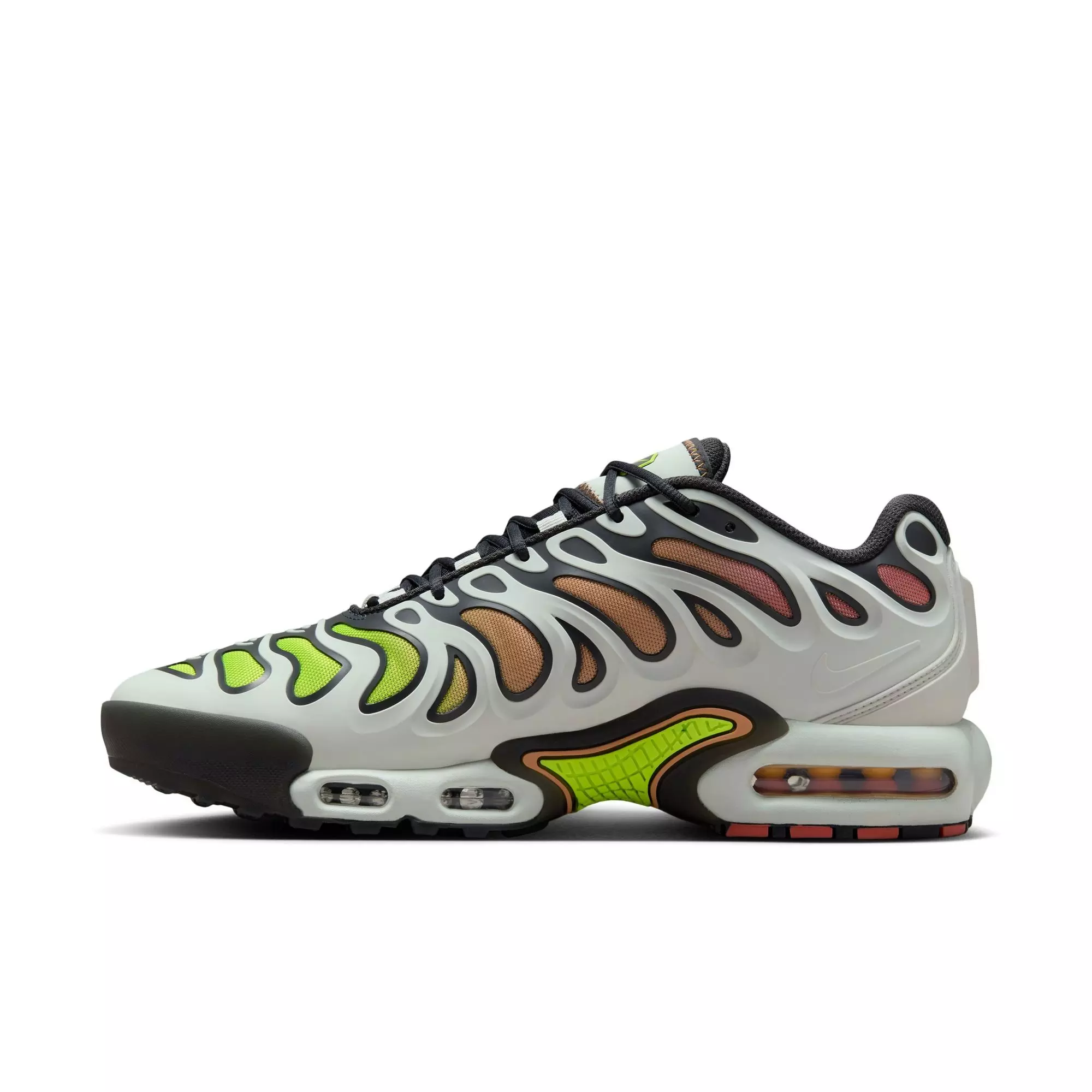 Nike Air Max Plus Drift "Light Silver/Volt/Dk Smoke Grey" Men's Shoe - SILVER