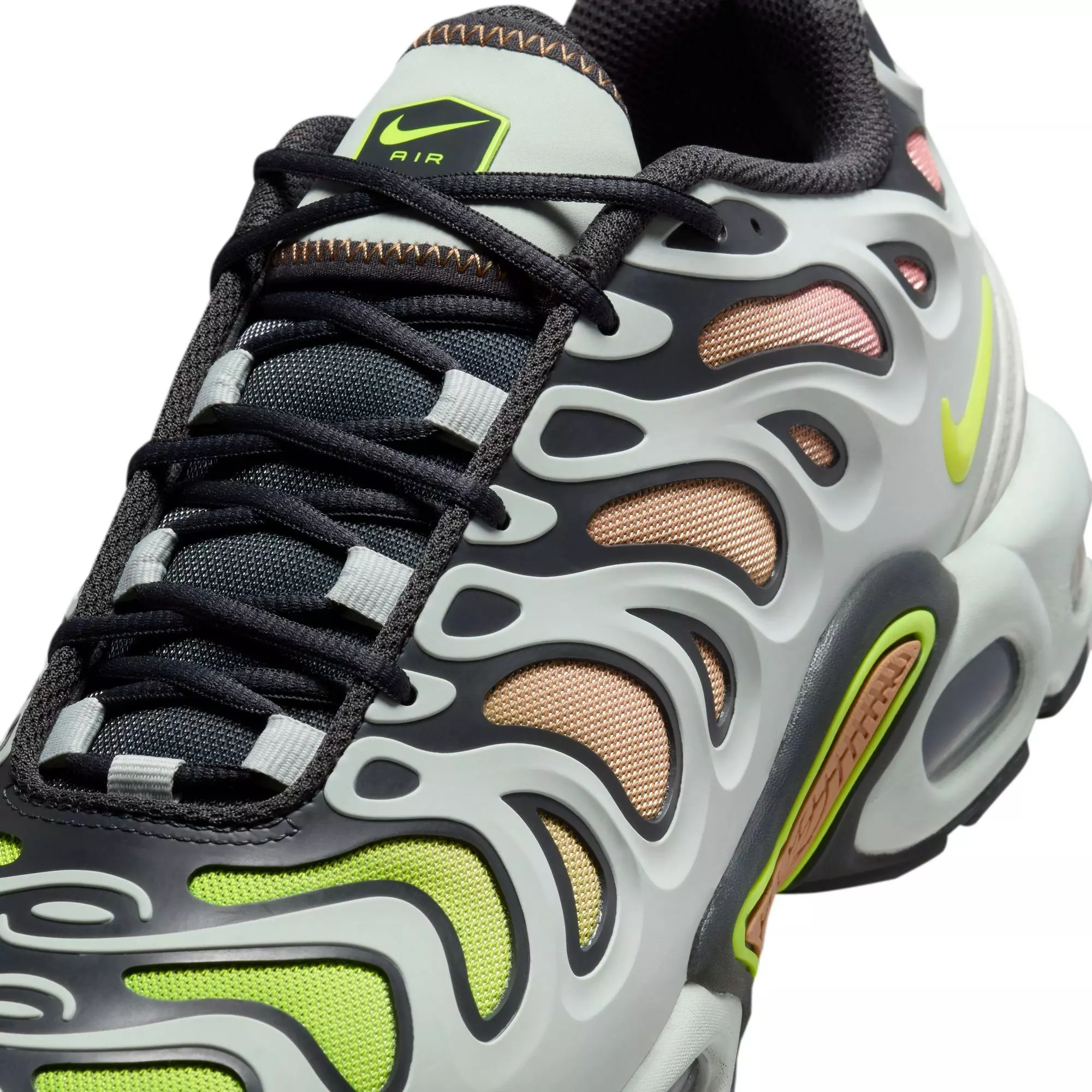 Nike Air Max Plus Drift "Light Silver/Volt/Dk Smoke Grey" Men's Shoe - SILVER