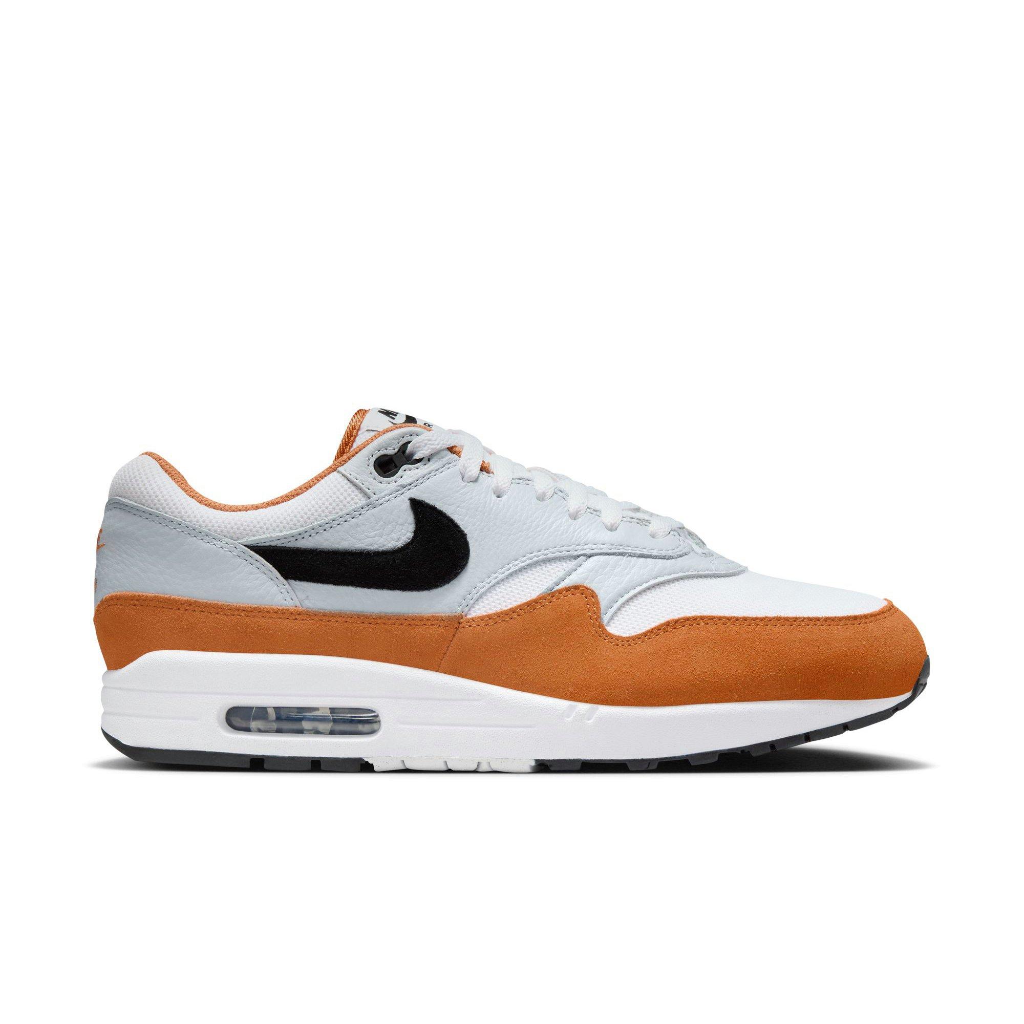 Nike Air Max 1 "White/Black/Monarch/Pure Platinum" Men's Shoe - ORANGE