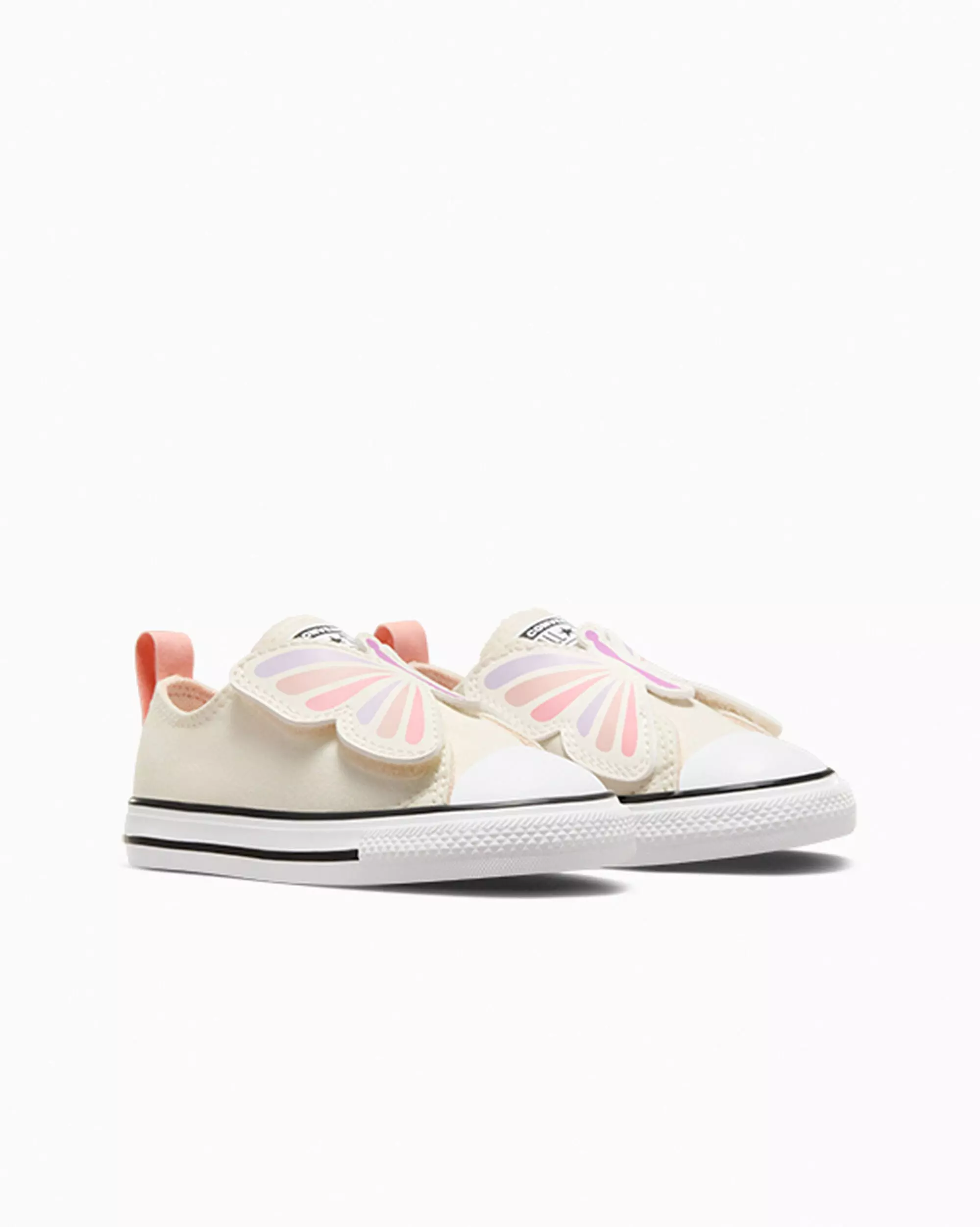 Converse Chuck Taylor All Star One Strap "Butterflies" Toddler Girls' Shoe - PEACH
