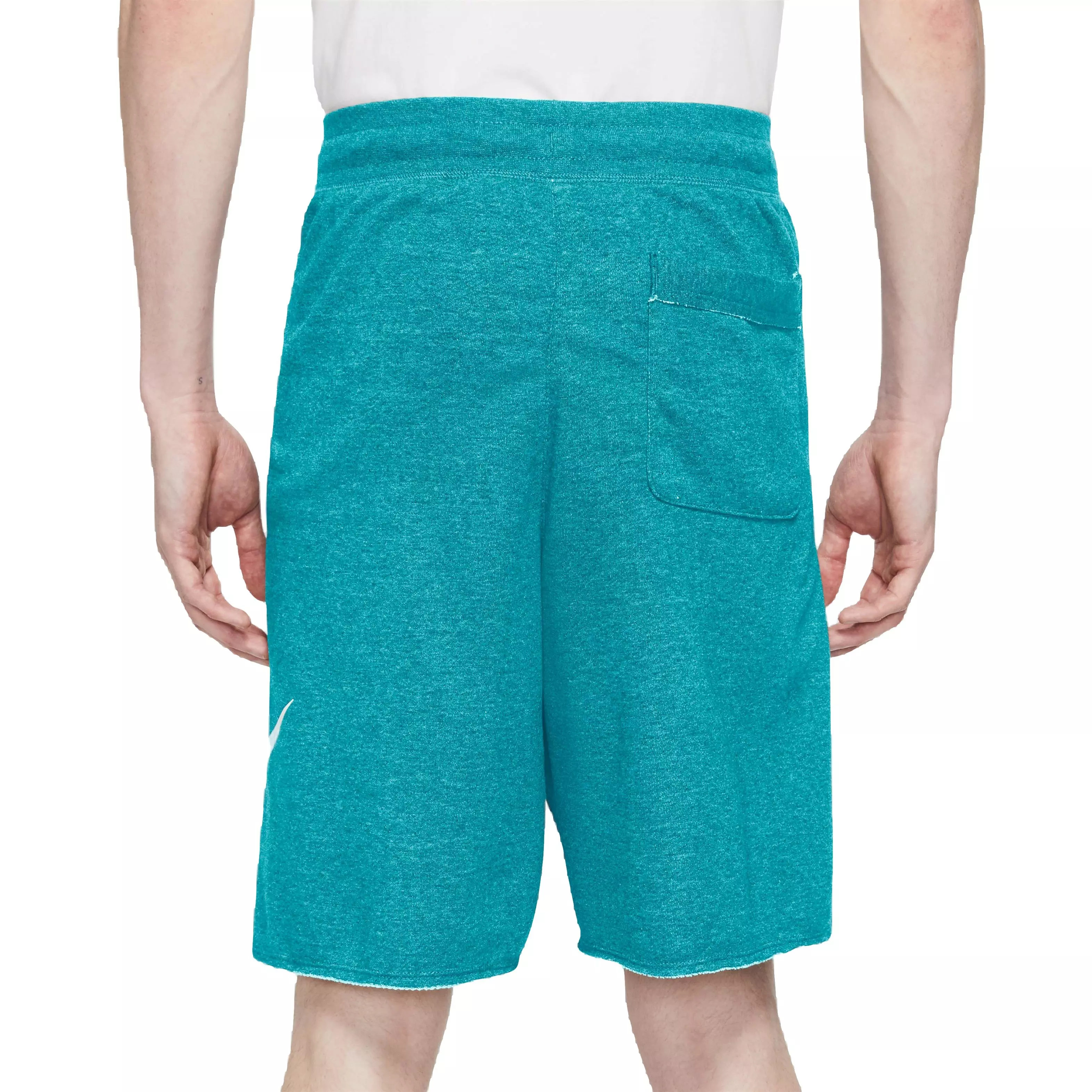 Nike Men's Club Alumni French Terry Shorts-Teal - TEAL