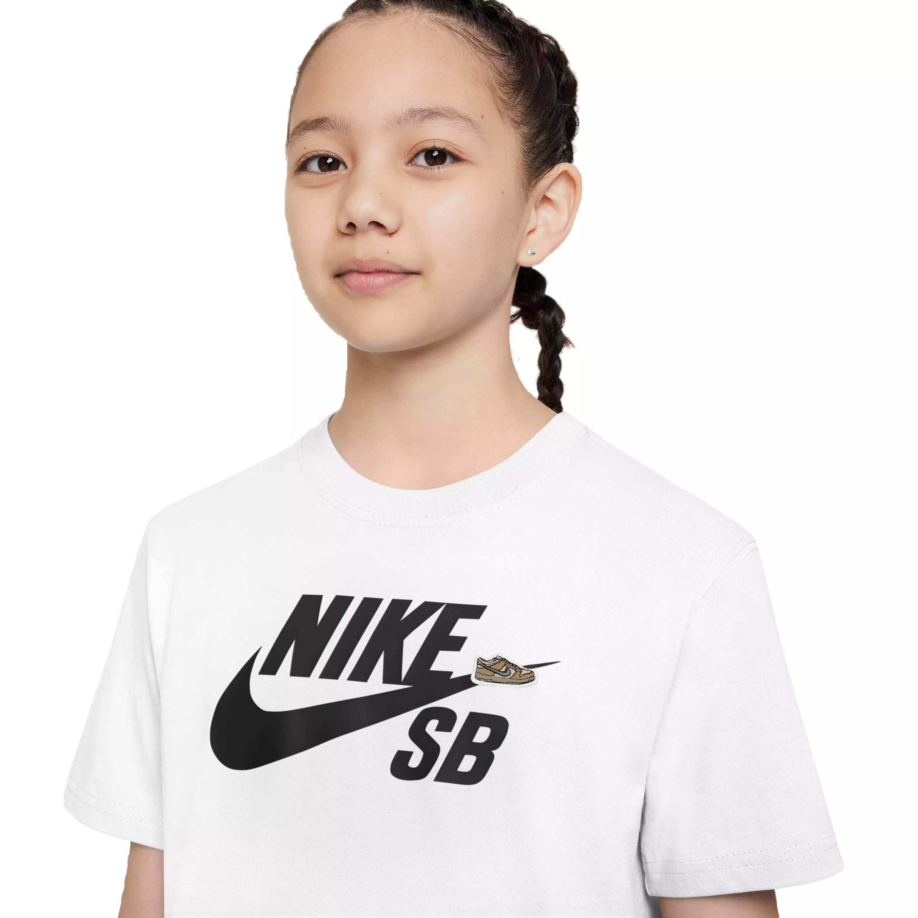 Nike Big Kids' Sportswear SB Dunk Tee - WHITE
