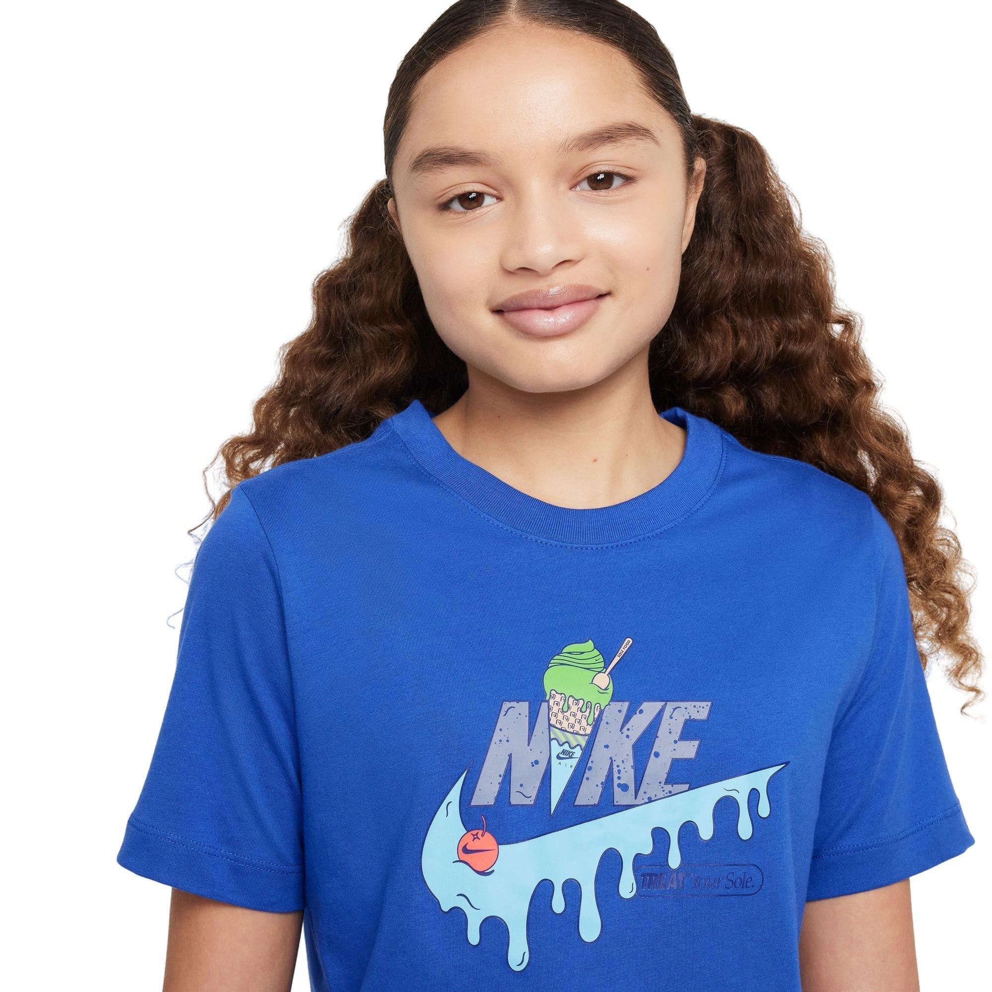 Nike Sportswear Sole Food Big Boys' Royal Tee