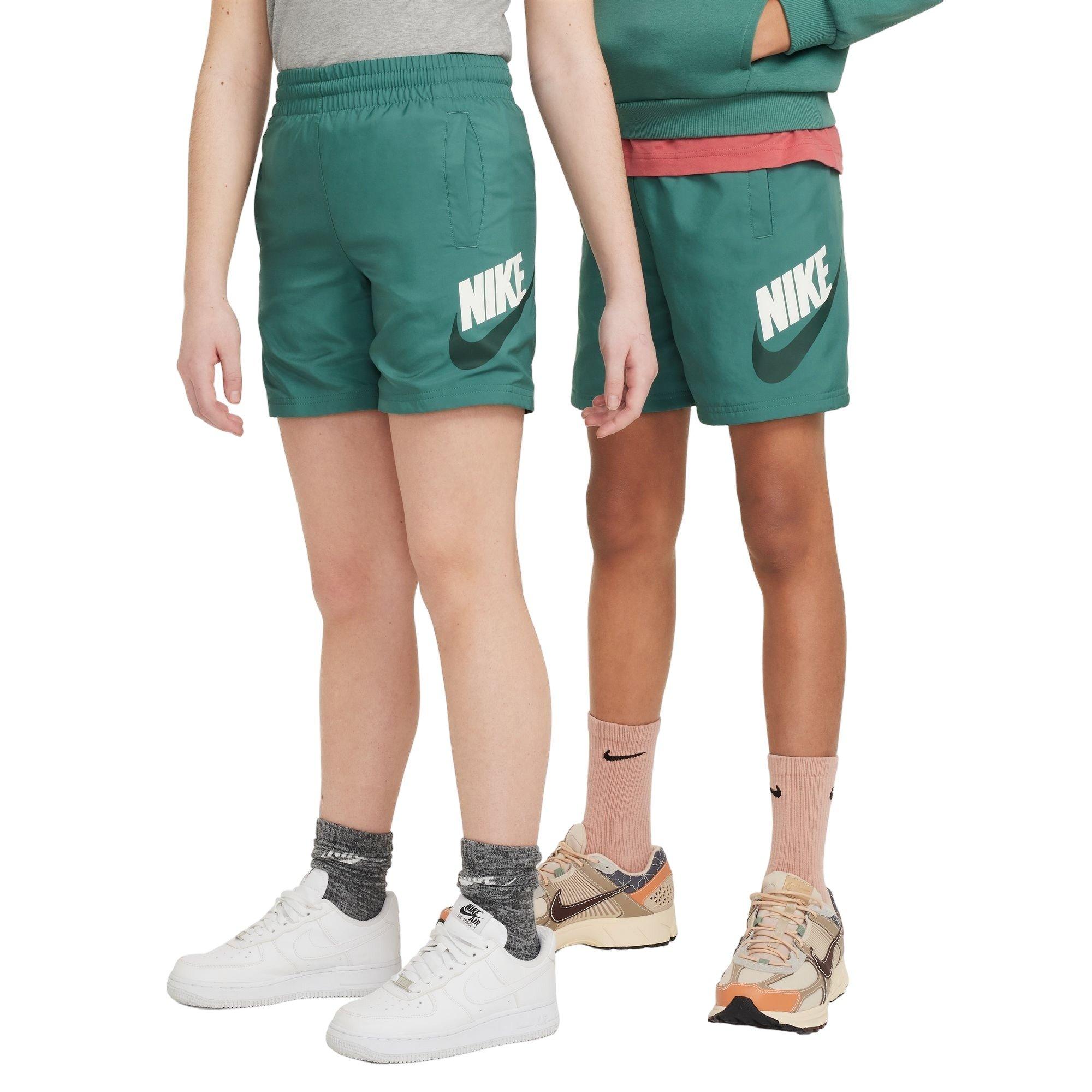 Nike Sportswear Woven Big Boys' Green Shorts