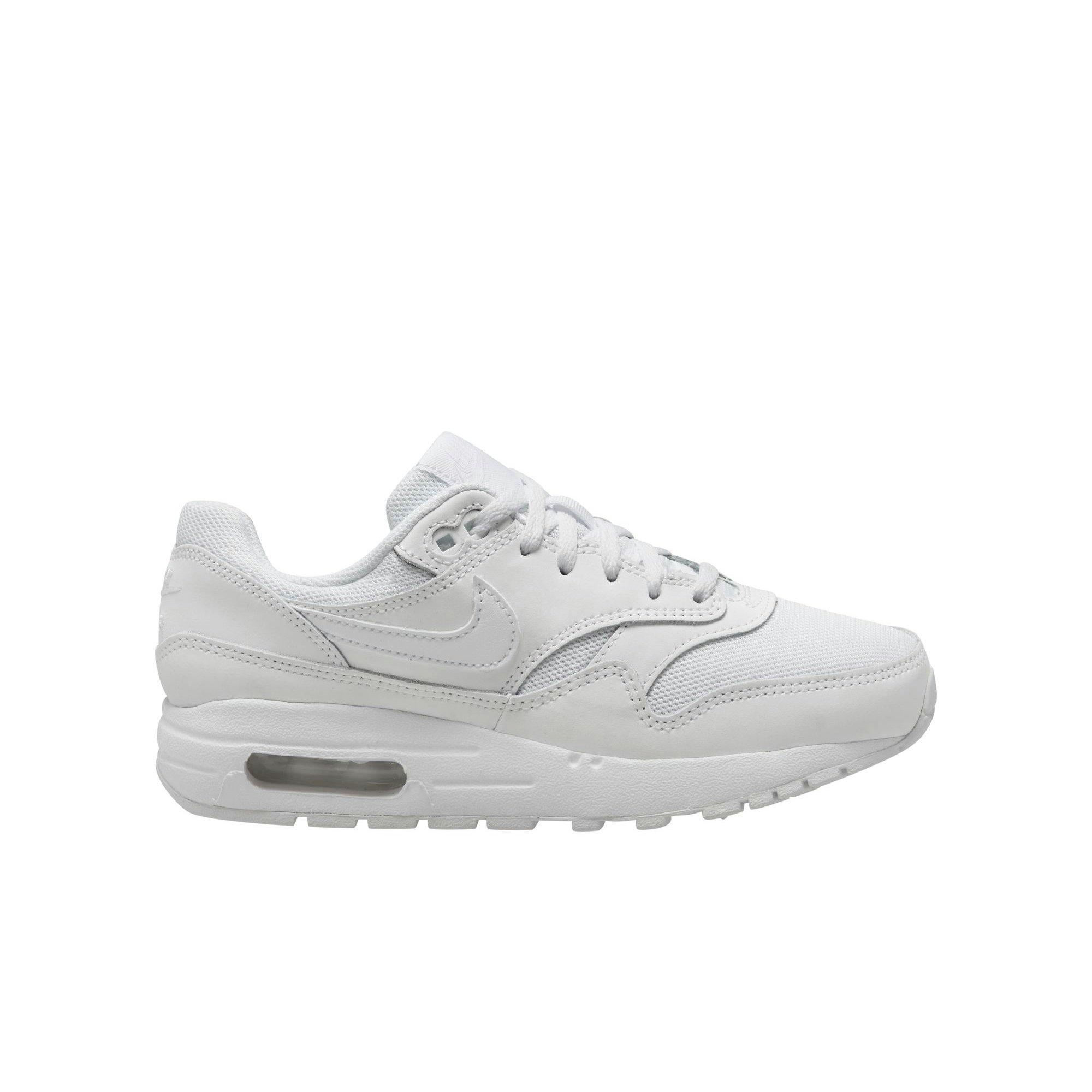 Nike Air Max 1 "White" Grade School Boys' Shoe - WHITE Thumbnail View 1