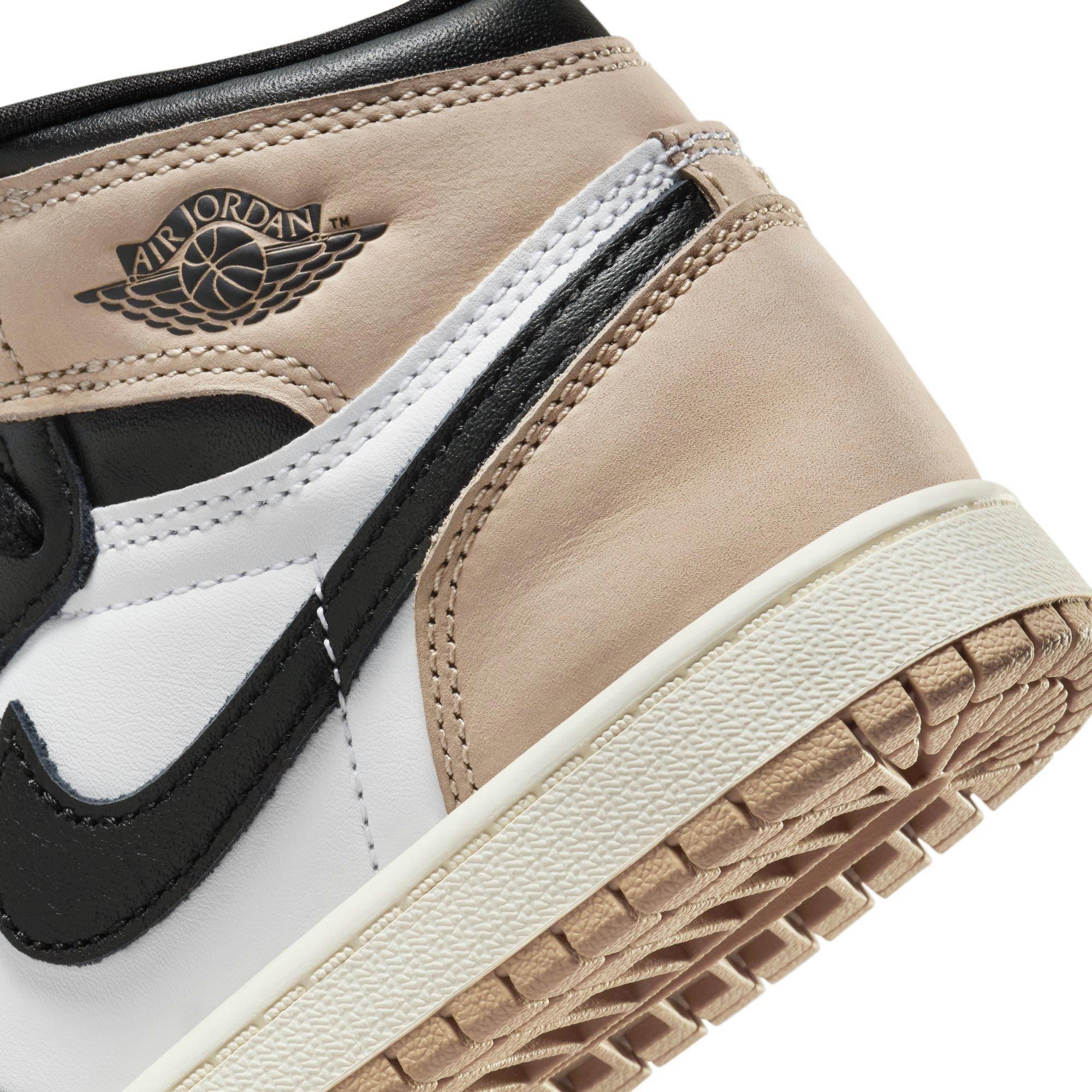 Jordan 1 Retro High OG Preschool Girls' Latte Shoe