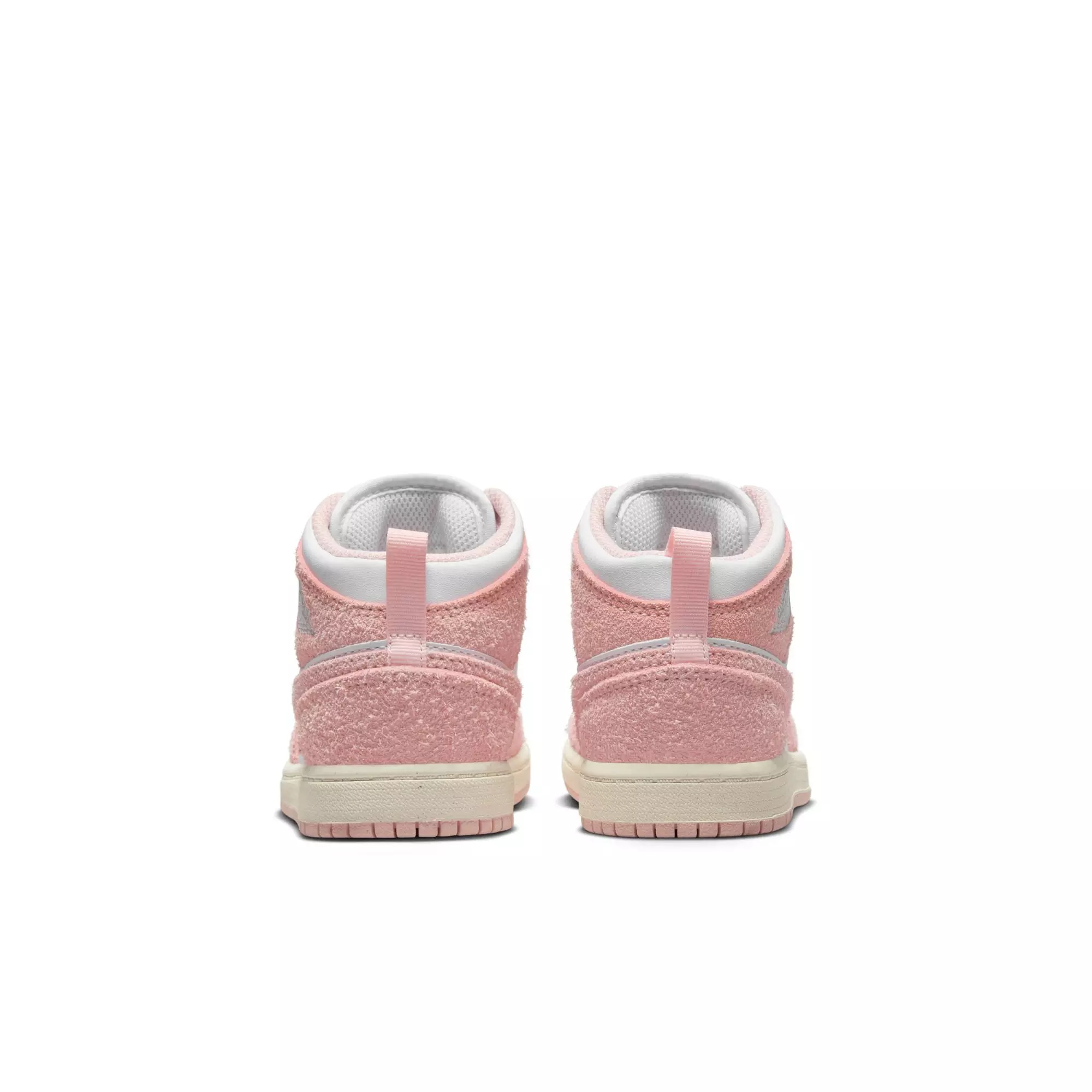 Jordan 1 Mid SE "White/Legend Pink/Sail" Preschool Girls' Shoe - PINK/WHITE