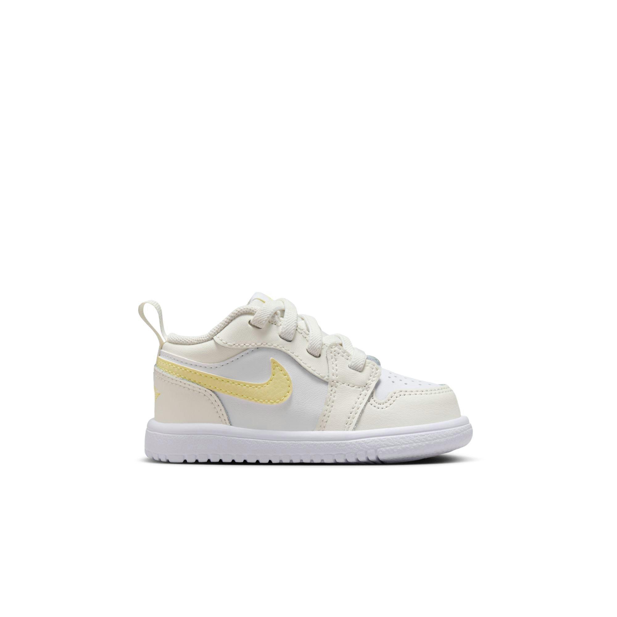 Jordan 1 Low Alt "Sail/Laser Orange/White/Laser Fuchsia" Toddler Girls' Shoe - WHITE/YELLOW