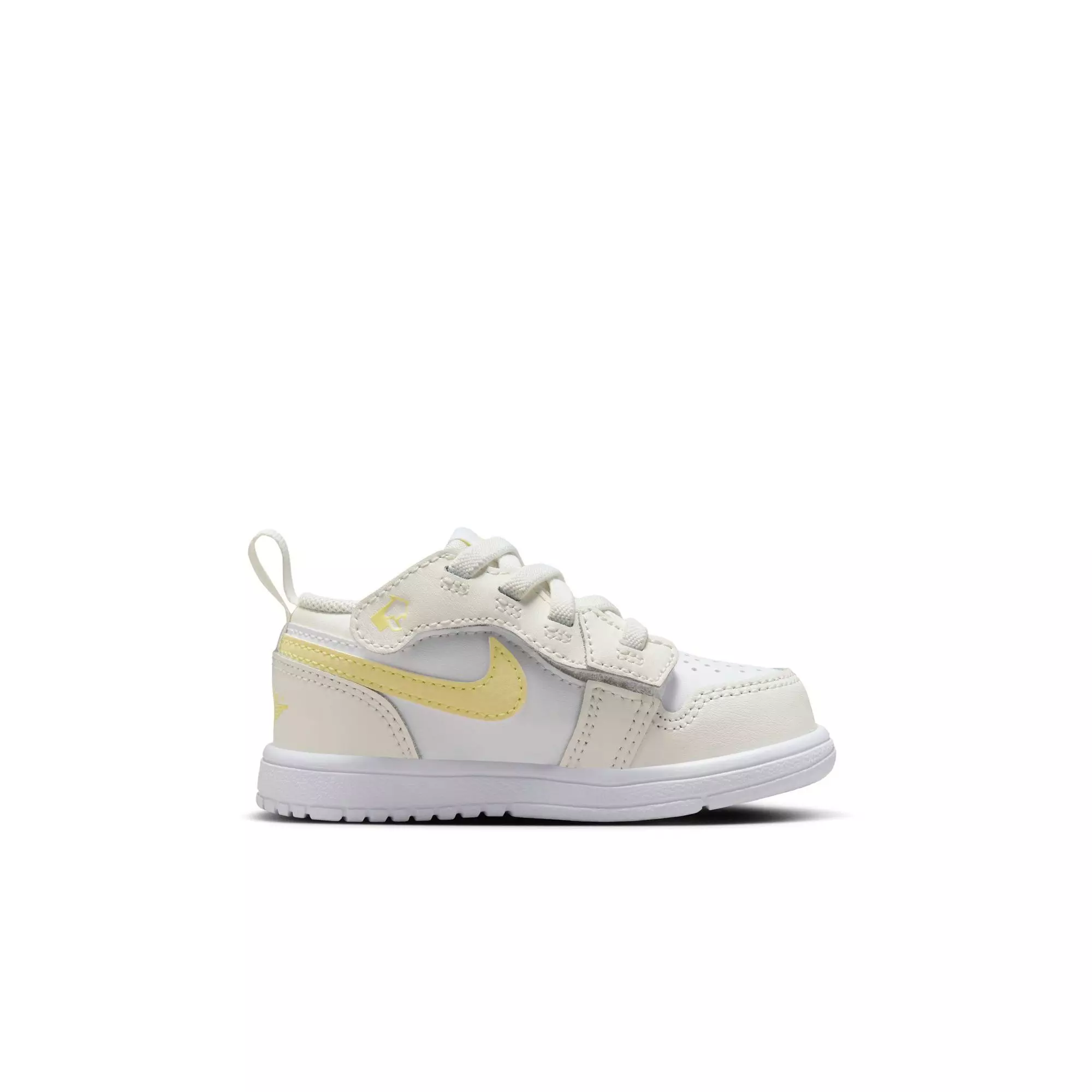 Jordan 1 Low Alt "Sail/Laser Orange/White/Laser Fuchsia" Toddler Girls' Shoe - WHITE/YELLOW