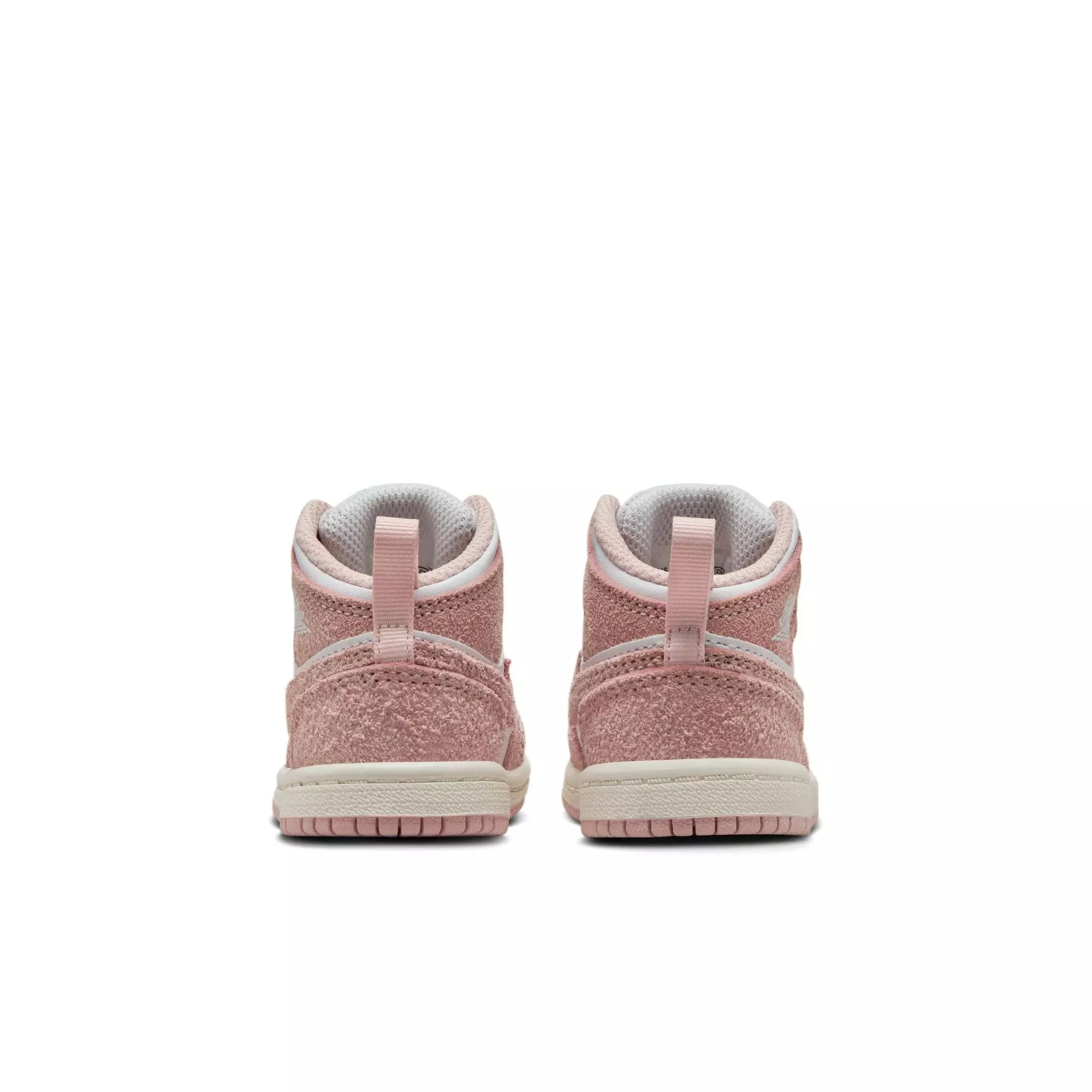 Jordan 1 Mid SE "White/Legend Pink/Sail" Toddler Girls' Shoe - PINK/WHITE