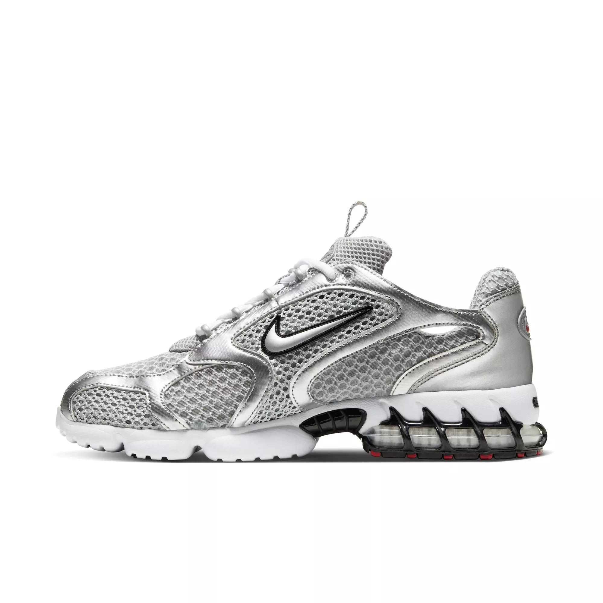 Nike Air Zoom Spiridon Cage 2 "Lt Smoke Grey/Metallic Silver" Men's Shoe - SILVER