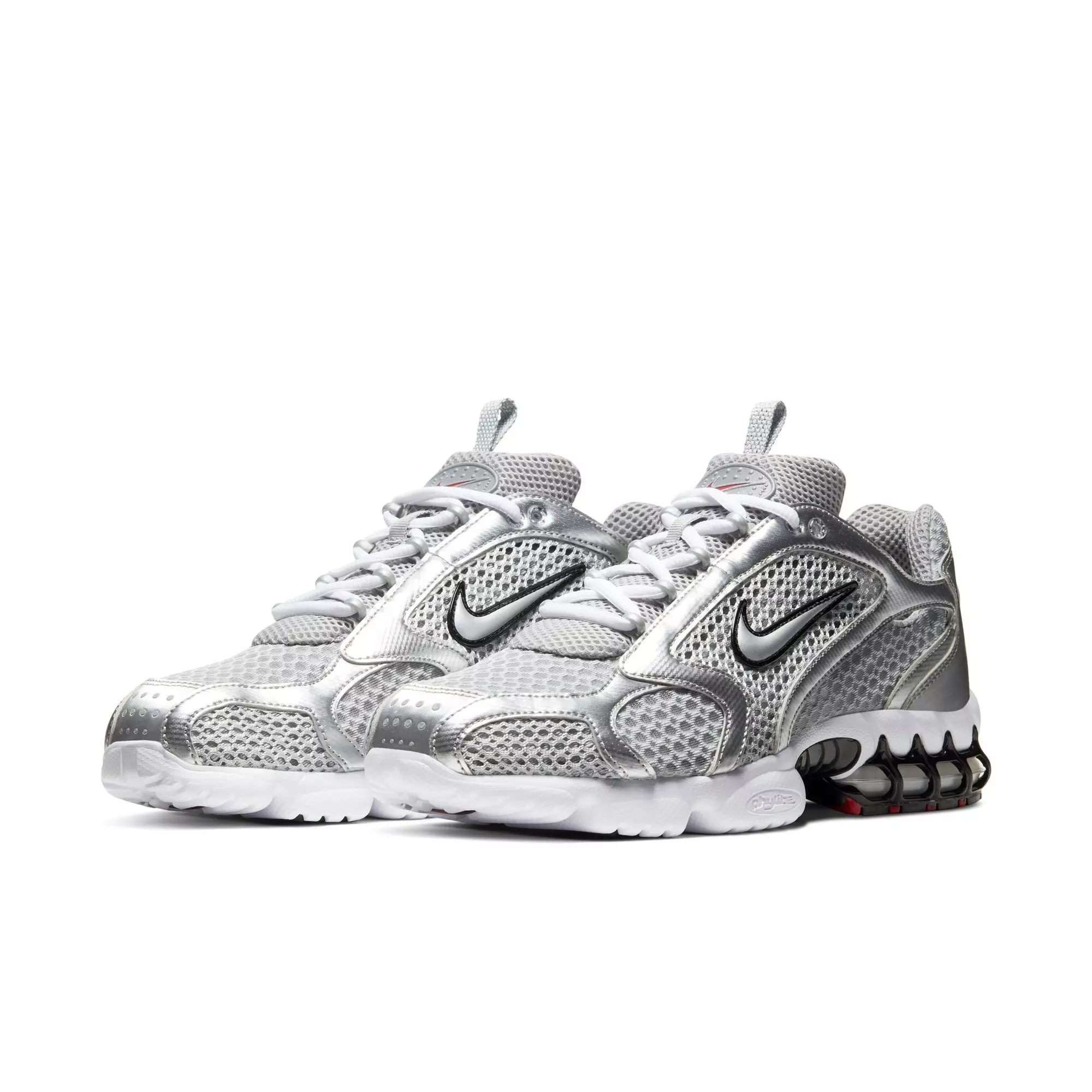 Nike Air Zoom Spiridon Cage 2 "Lt Smoke Grey/Metallic Silver" Men's Shoe - SILVER