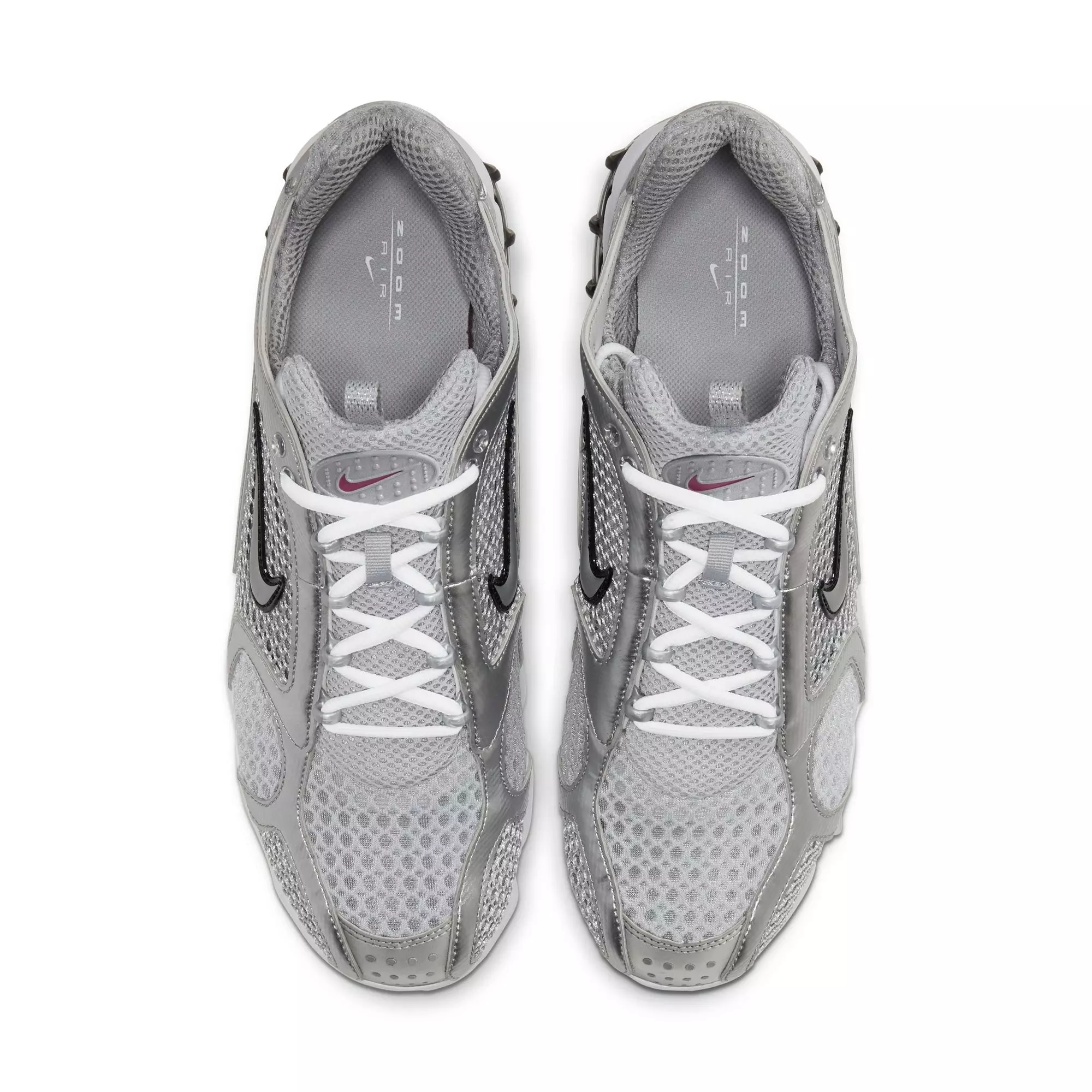 Nike Air Zoom Spiridon Cage 2 "Lt Smoke Grey/Metallic Silver" Men's Shoe - SILVER