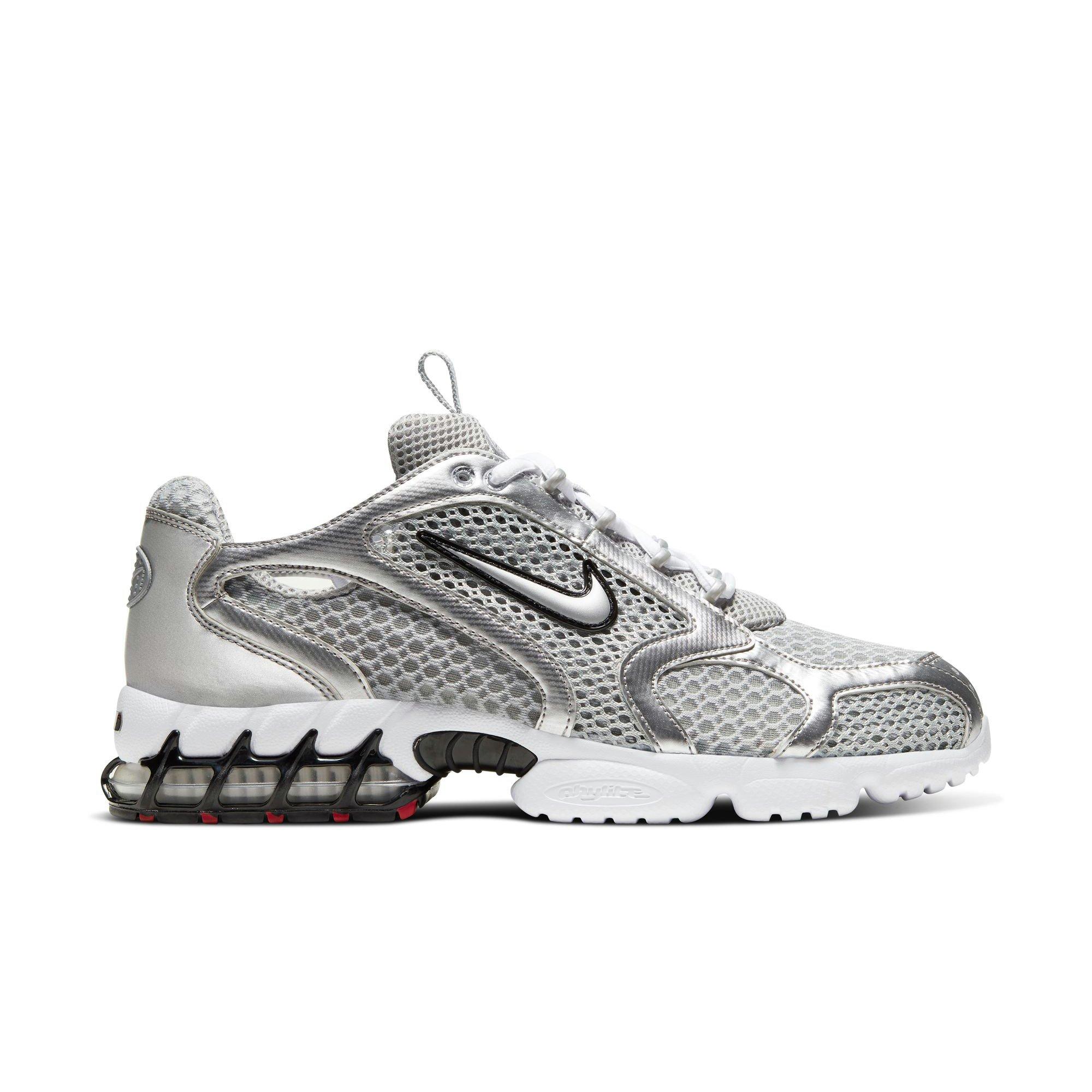 Nike Air Zoom Spiridon Cage 2 Men's "Lt Smoke Grey/Metallic Silver" Shoe